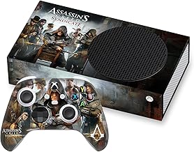 Head Case Designs Officially Licensed Assassin's Creed Key Art Syndicate Graphics Vinyl Sticker Gaming Skin Decal Cover Compatible with Xbox Series S Console and Controller Bundle