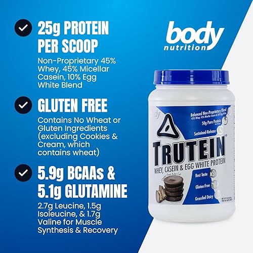 Vista 53 de Body Nutrition Trutein Mezcla de proteínas