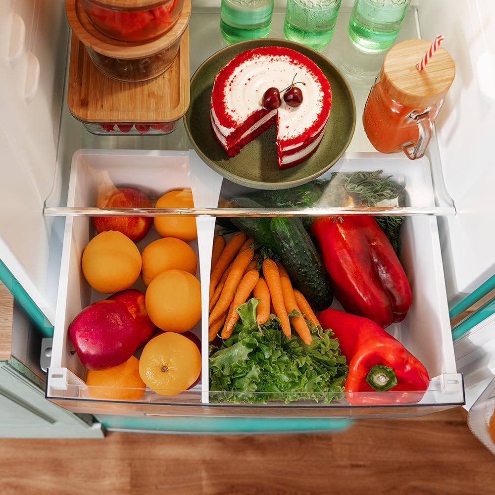 Diagram showing the dimensions of the Cecotec fridge-freezer: 191.5 cm height, 59.5 cm width, 60 cm depth.