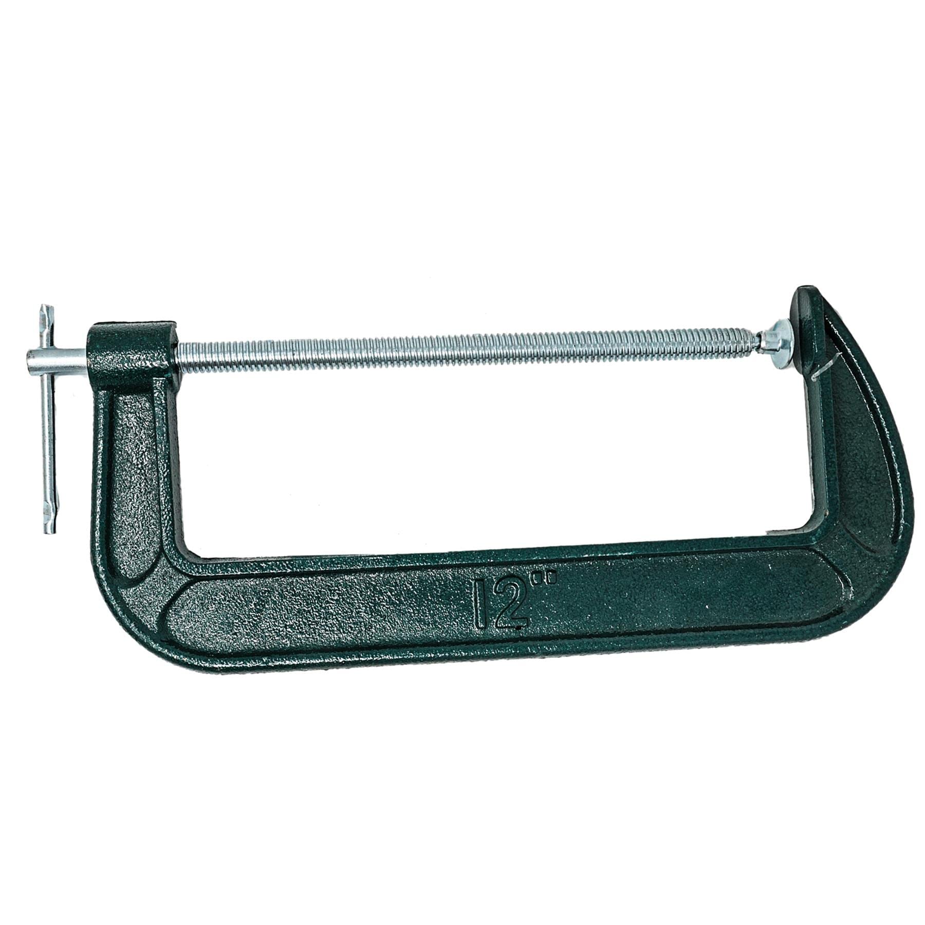Dapetz ® G-Clamp Cast Iron Frame - Strong, Corrosion-Resistant Clamp for Metalworking, Woodworking, DIY Projects, Welding, Precision Holding - Available in 2" to 12" Sizes (12" 300mm)