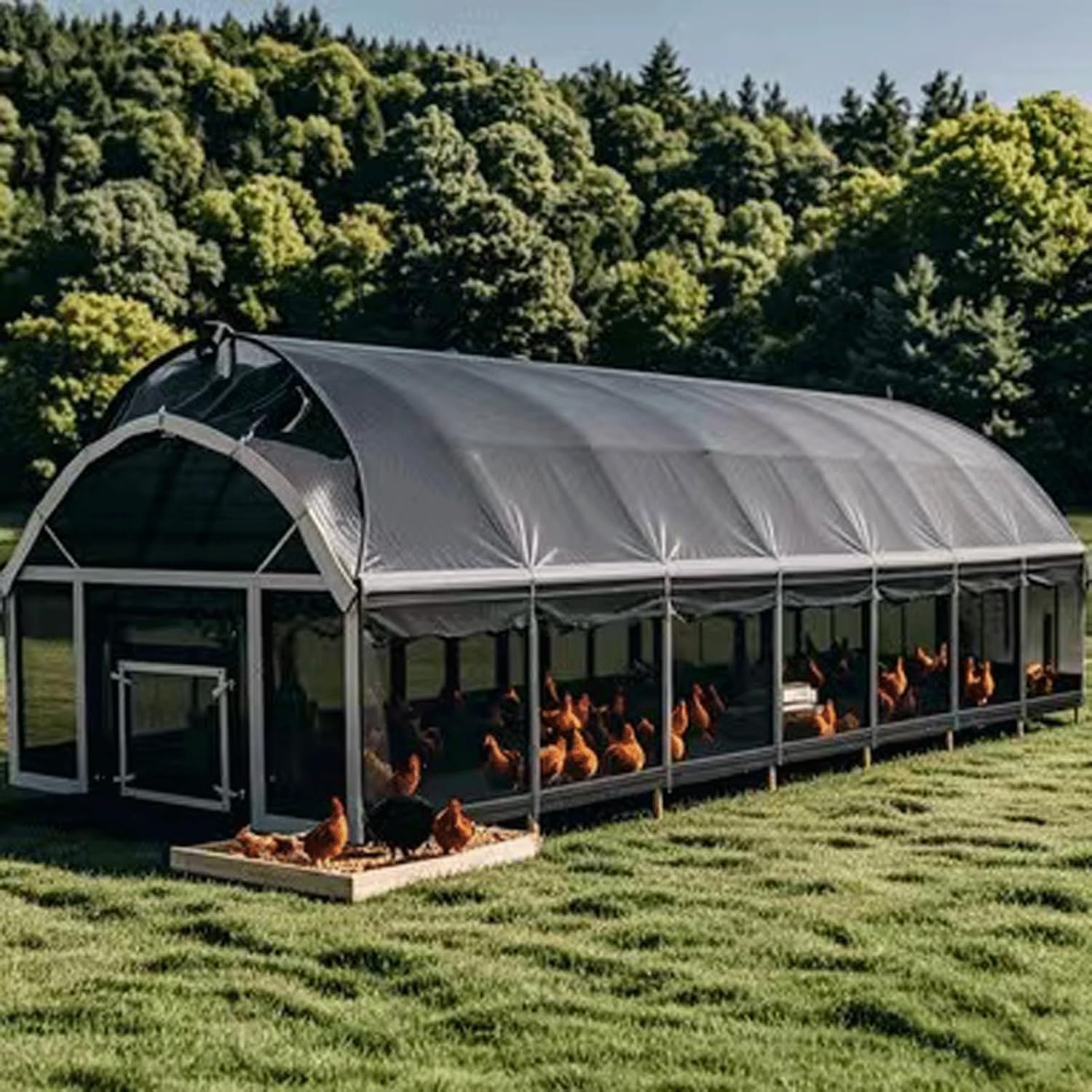Sunblock Shade Cloth Cover, Shade Cloth Garden Shade Mesh Shade Net Cover for Plant Cover, Greenhouse, Chicken Coop, Kennels, Tomatoes Plants (4x8m)