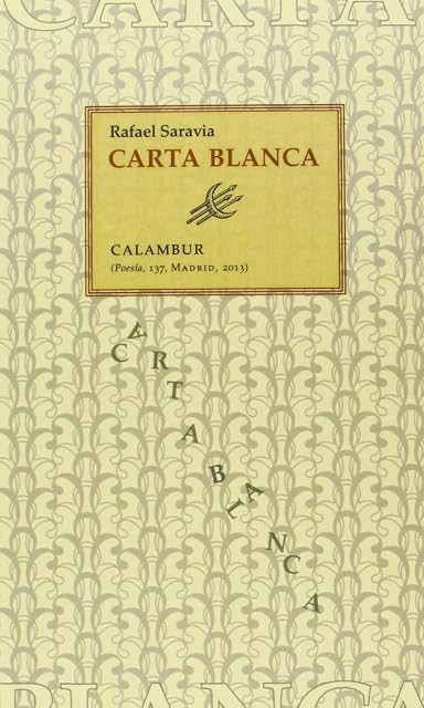 Portada de Carta blanca