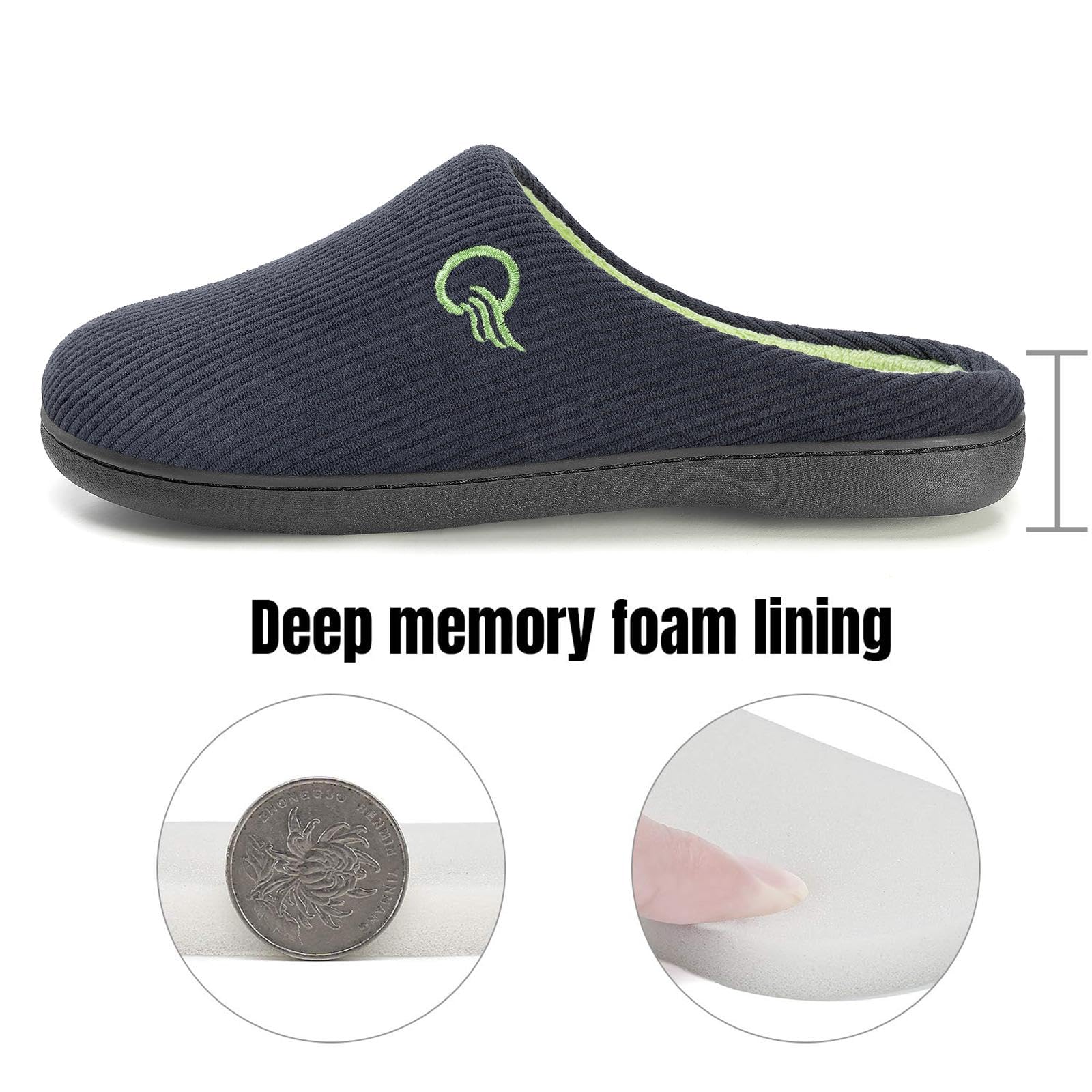 Mishansha Pantofole Uomo in Memory Foam da Donna Pantofole Morbide e Calde per la Casa Taglia 36-47 EU