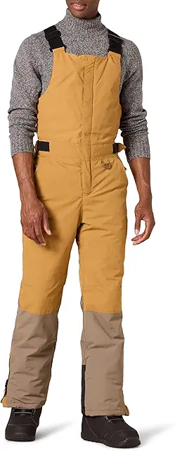 Men's Water-Resistant Insulated Snow Bib Overall - Winter Wear