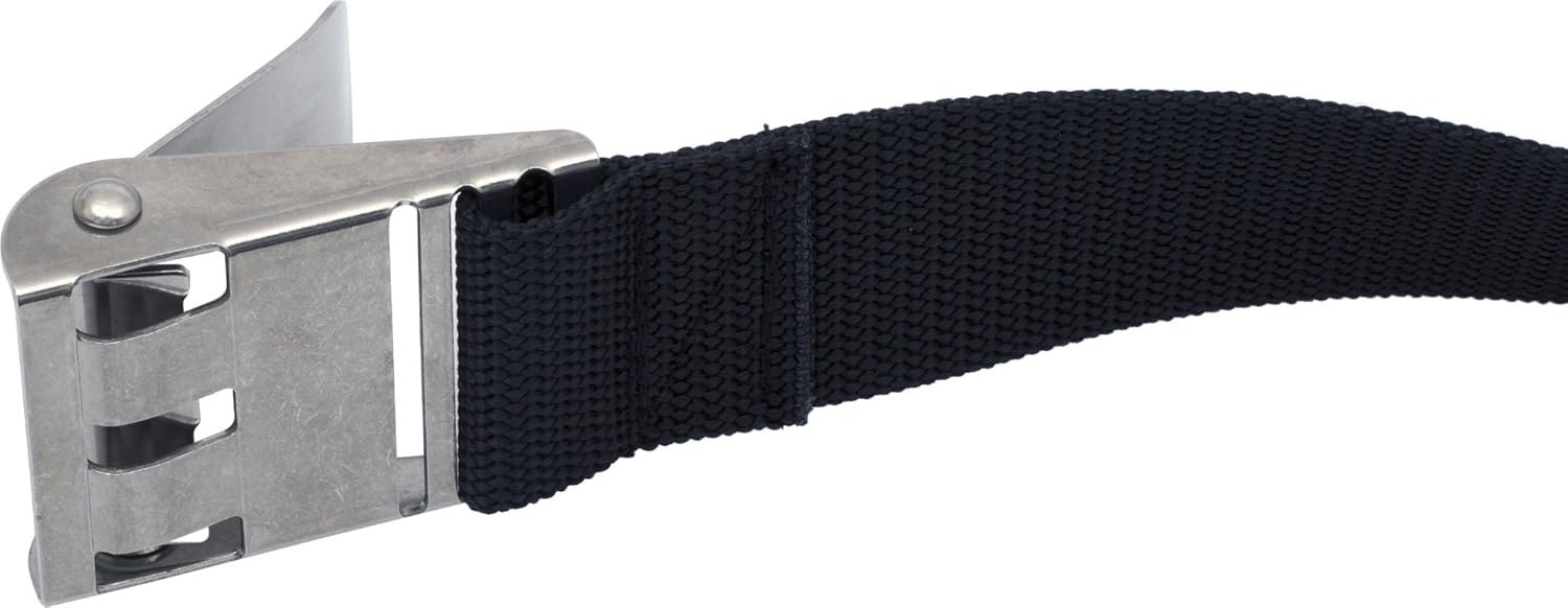 Cressi Nylon Weight Belt w/Metal Buckle, Black