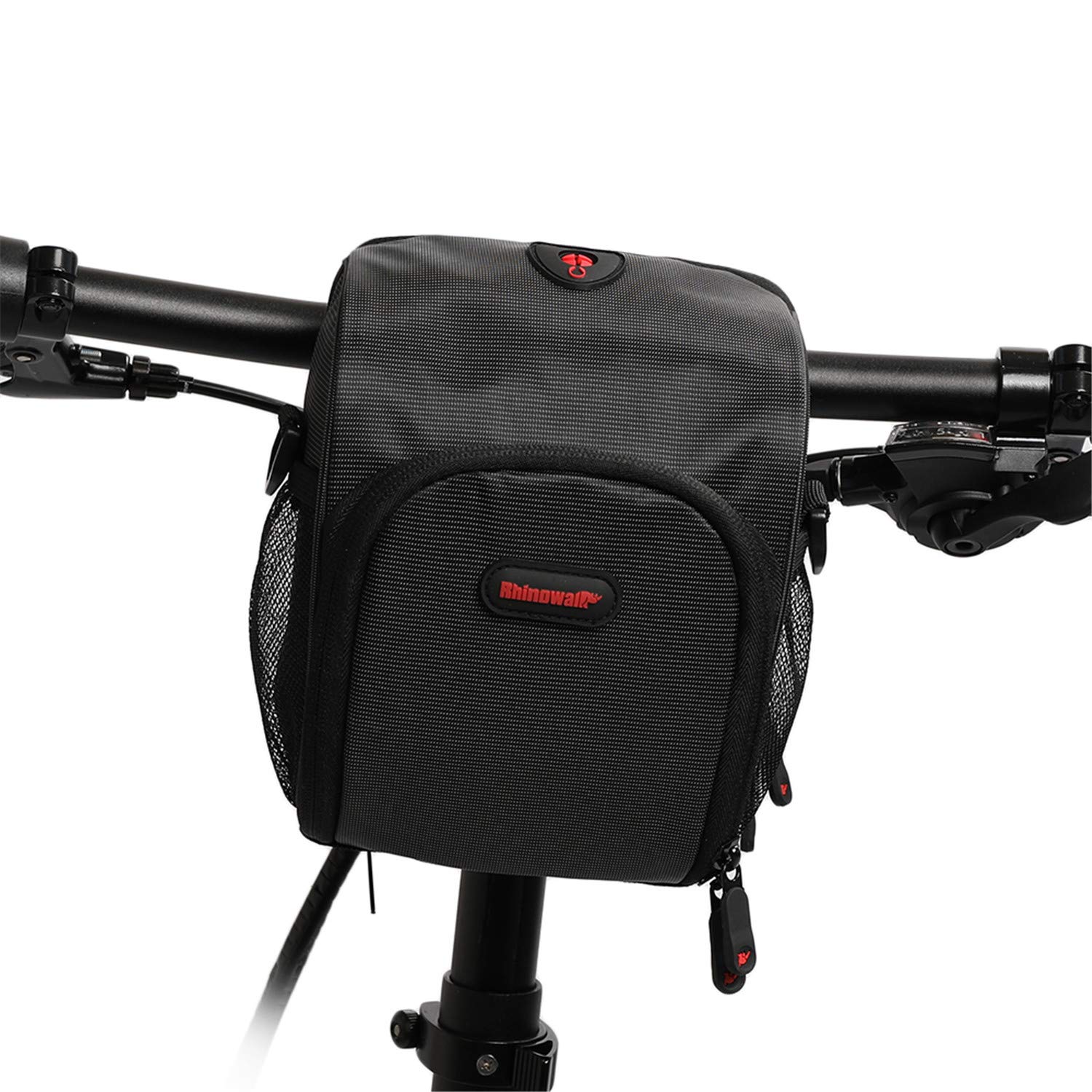 Rhinowalk Vélo Guidon Sac Vélo Panier Avant Guidon Sac De Vélo Montagne Route Vélo Banlieusard Professionnel Accessoires-Noir