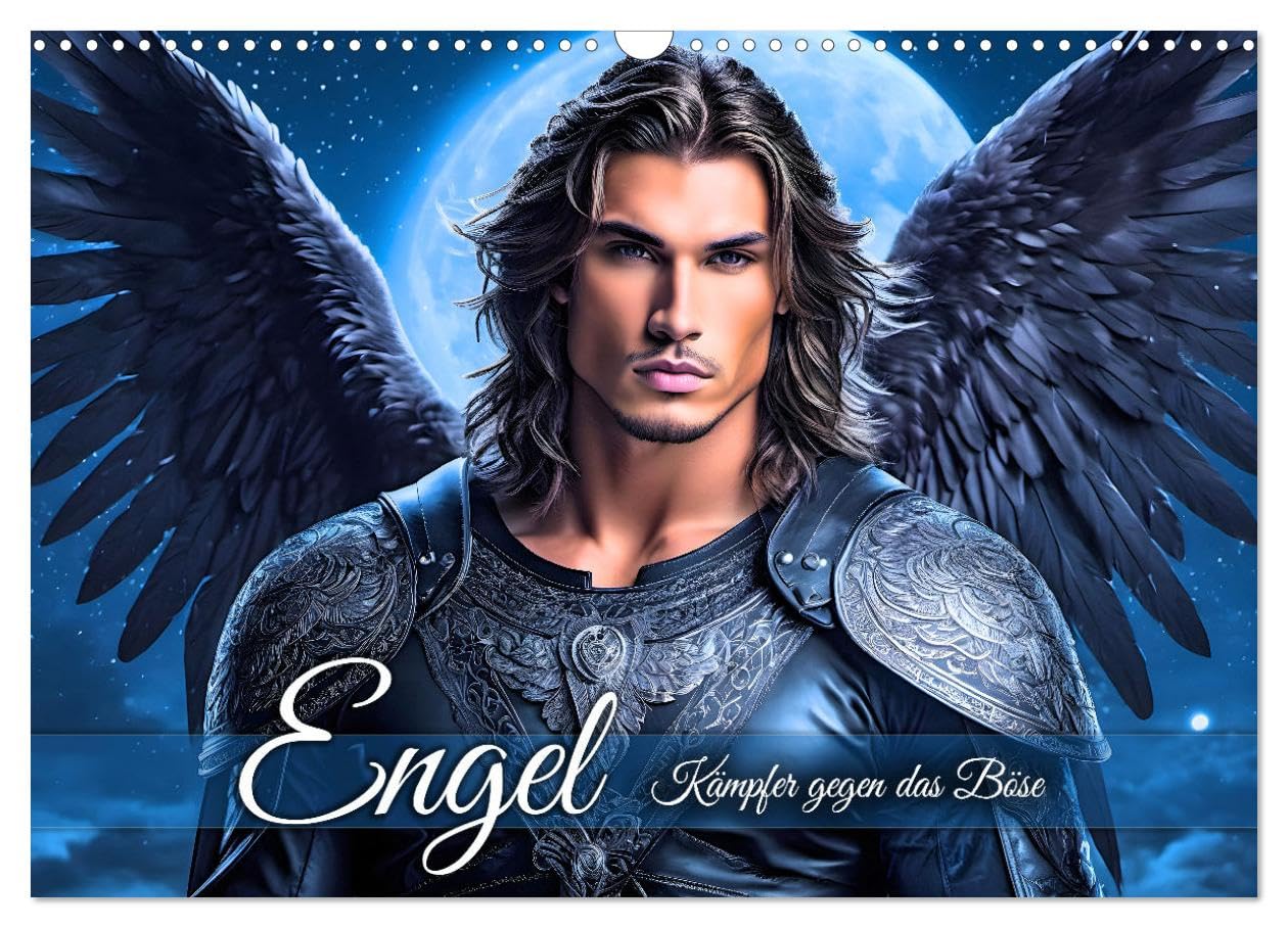 Angels - fighters against evil UK-Version (Wall Calendar 2026 DIN A3 Landscape), CALVENDO 12 Month Wall Calendar โ image 1