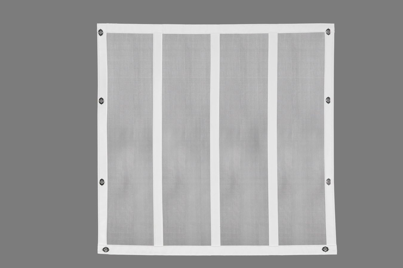 Belmor BS-86080WR-1 White Bug Screen Truck Grille Cover for 1981-2018 Kenworth W900L