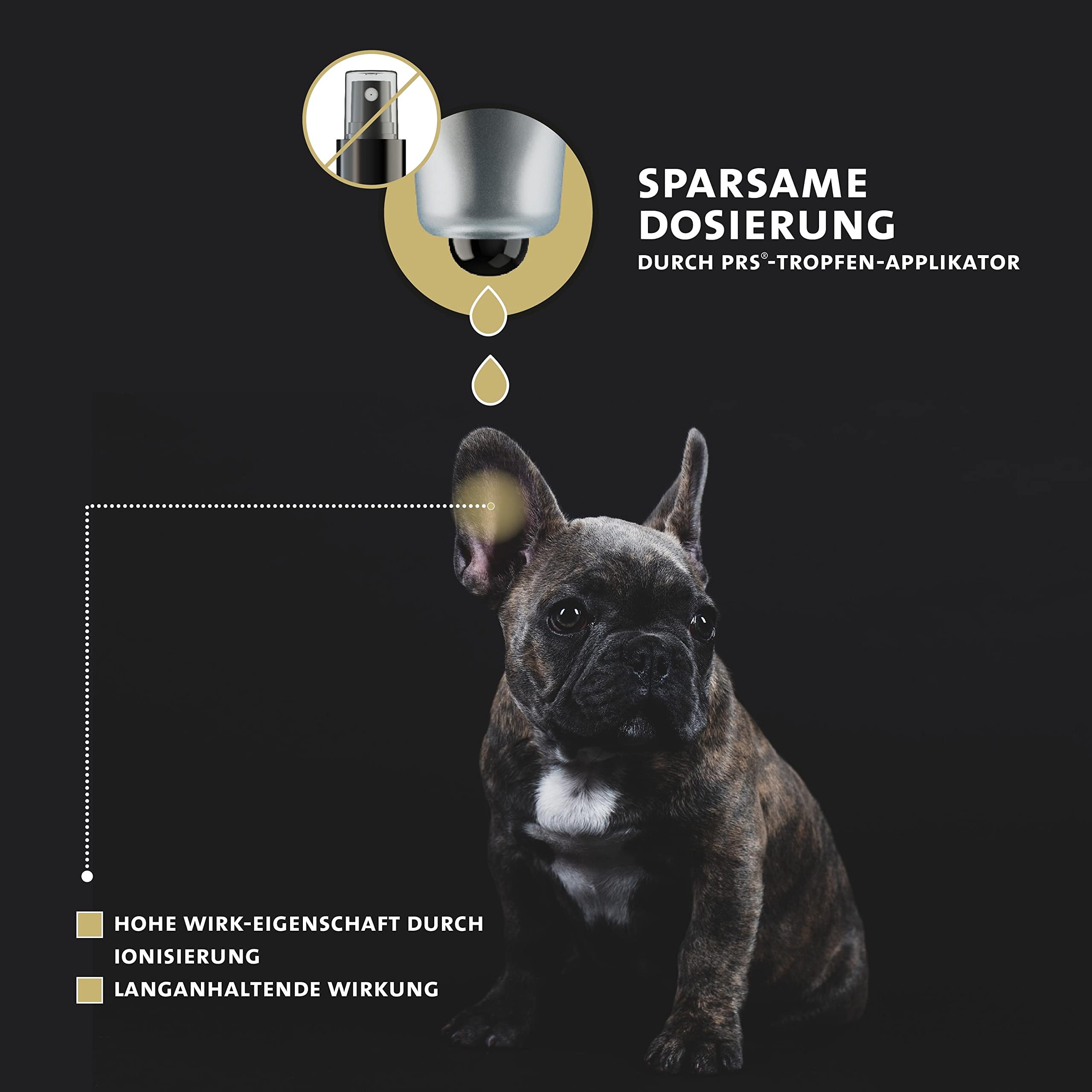 Peticare Ohrenreiniger für Hunde | löst Schmutz & Verkrustungen | beseitigt unangenehme Gerüche | schonende & sanfte Ohren-Pflege | einzigartiges PRS® System für Lange Wirkung - petDog Health 2110