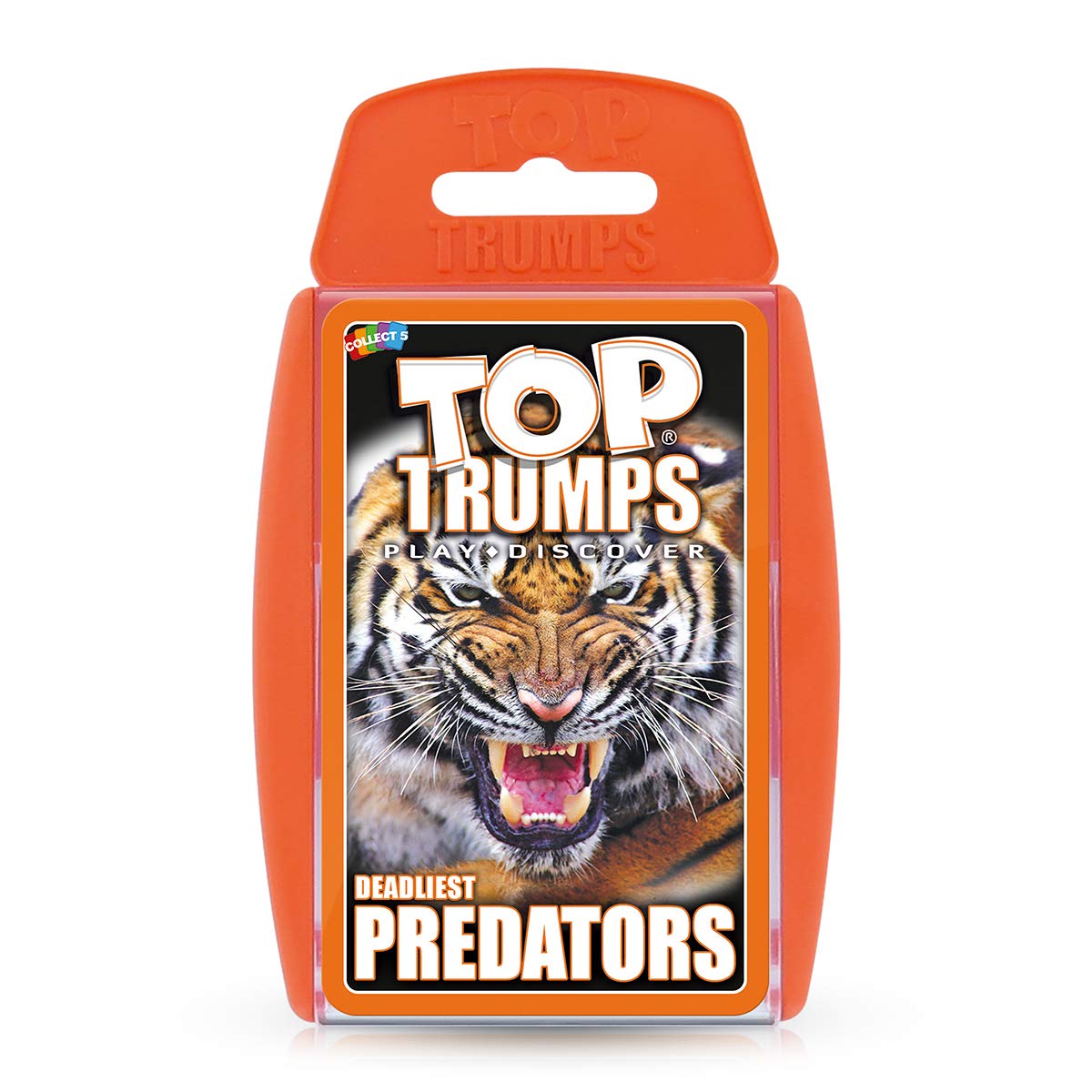 Winning Moves Top Trumps - Deadliest Predators - Card Game - Ages 6+