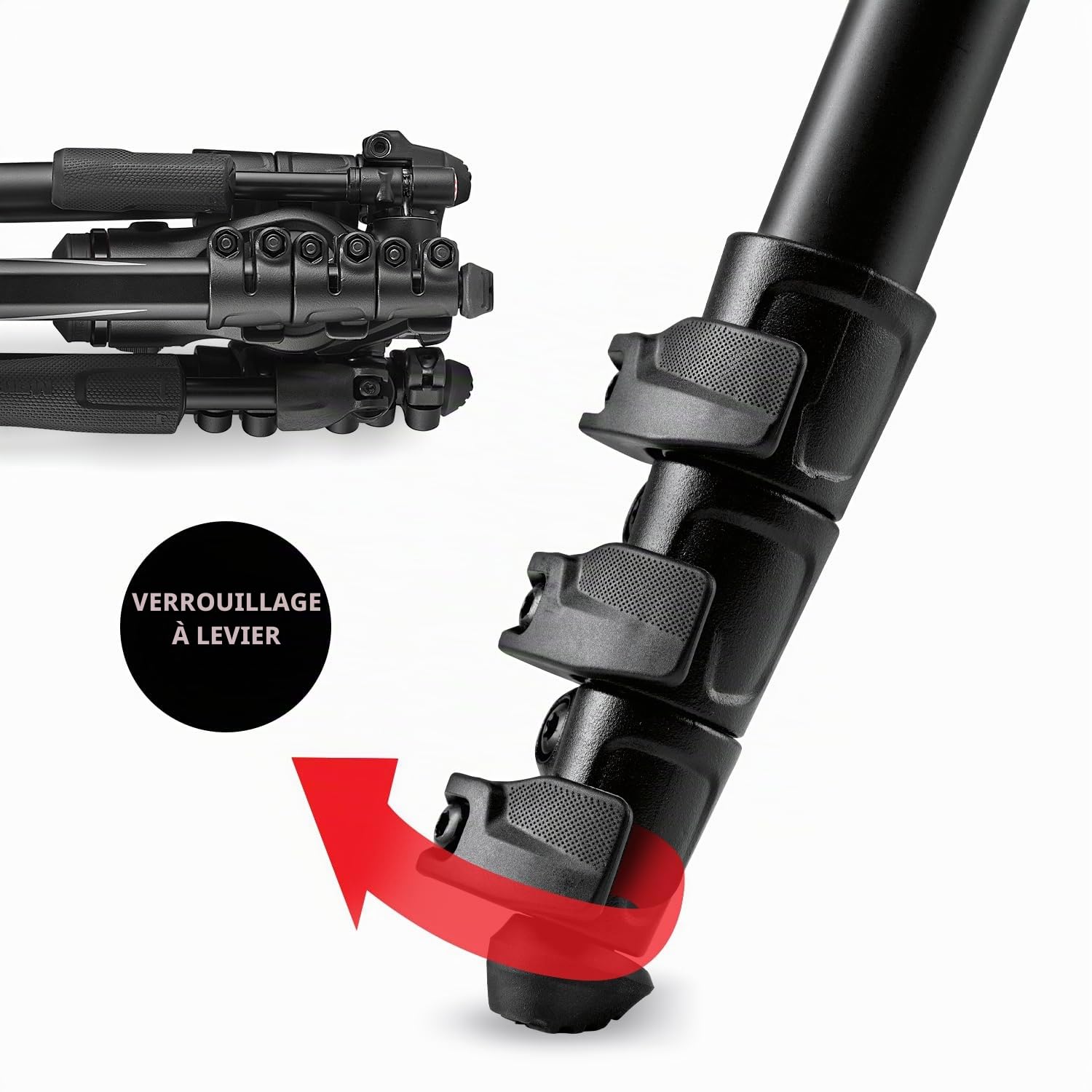 Manfrotto Befree Advanced 3-Way Tripod Kit, Tripod and Fluid Head in Aluminium for Cameras and Camcorders up to 6 kg, Ultra-Compact, Photo Accessories for DSLR, CSC, Mirrorless, Photo and Video