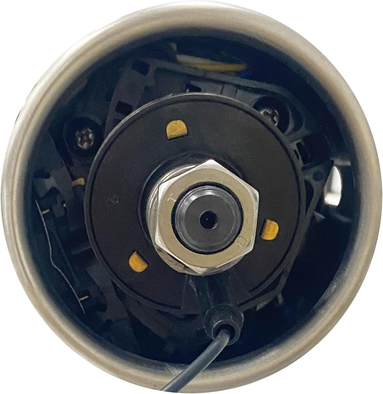 Stainless Steel Polished 32'' Collapsible Tilt MT Manual Style 5 Position Steering Column, Universal for GM Cars