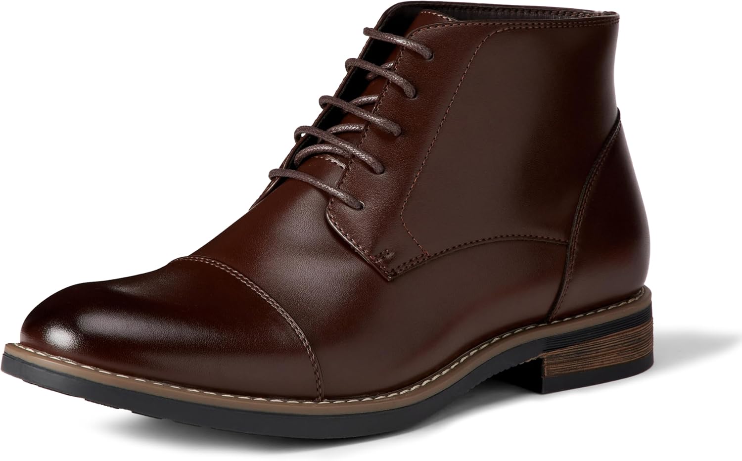 Amazon Essentials Men’s Cap Toe Ankle Dress Boots Amazon Essentials Men’s Cap Toe Ankle Dress Boots