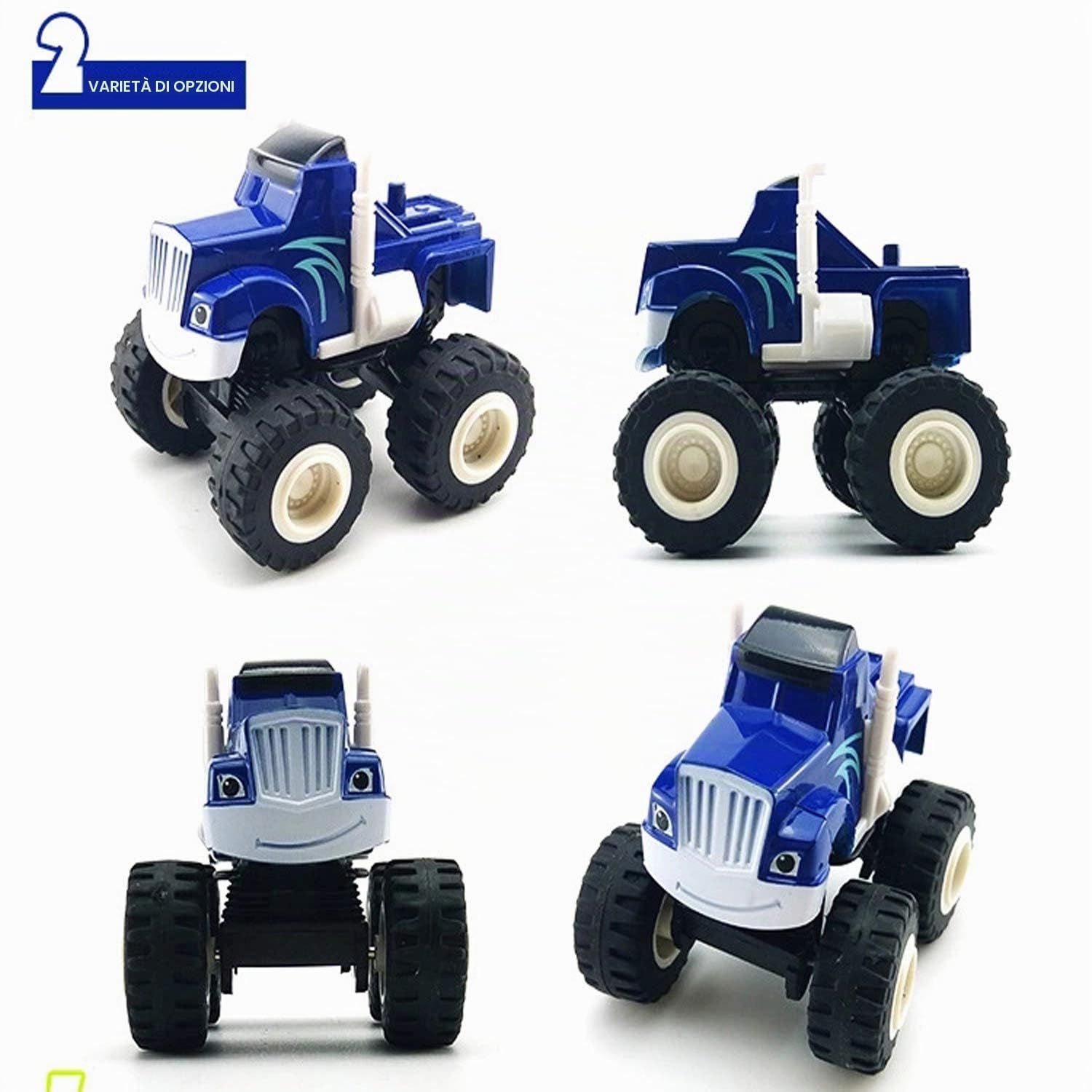 The Monster Machines - Veicoli Camion Giocattoli Regali - Scooter Auto per Bambini (6 pcs)