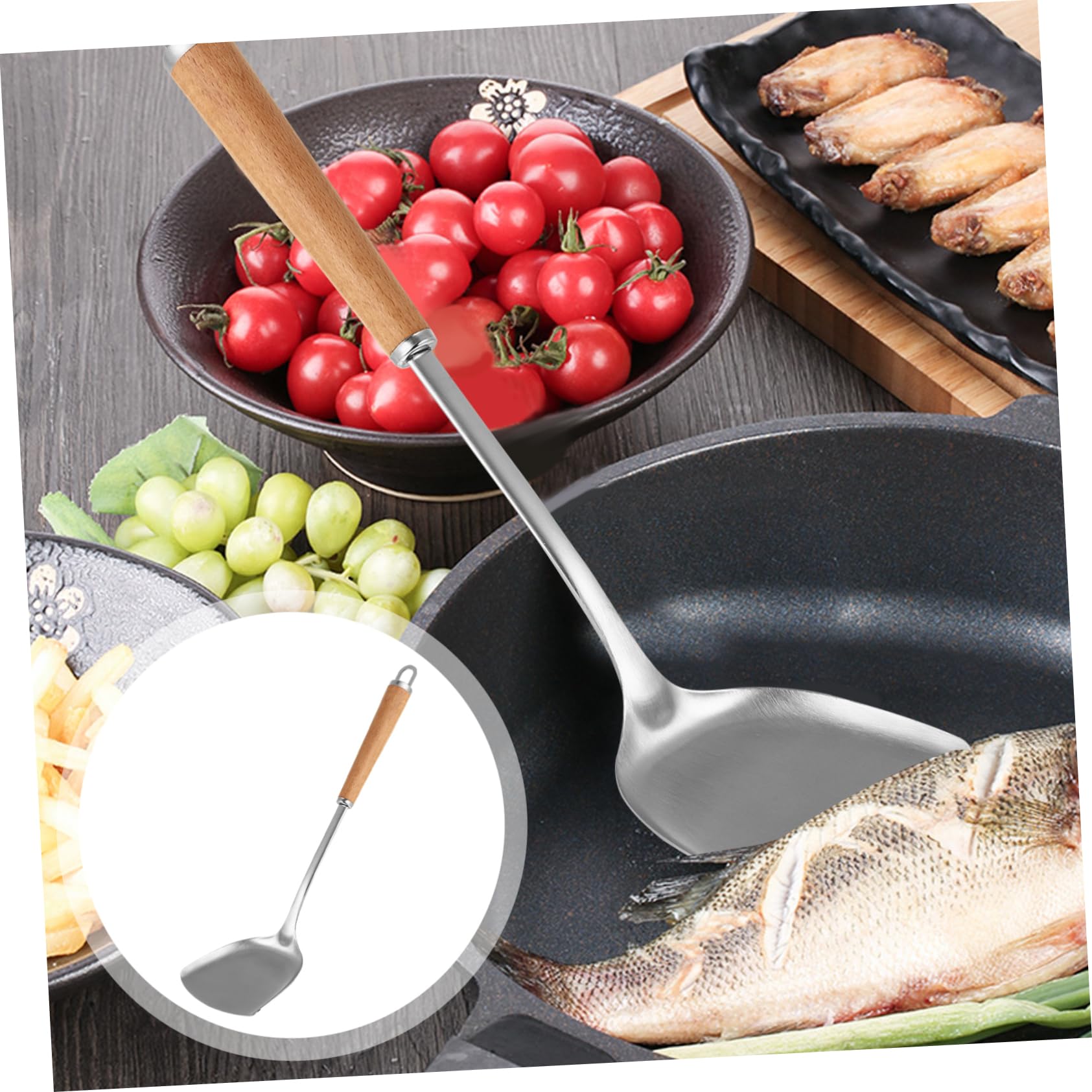 Amazon | SHOWERORO シーシー家用キッチン向けステンレス製木製