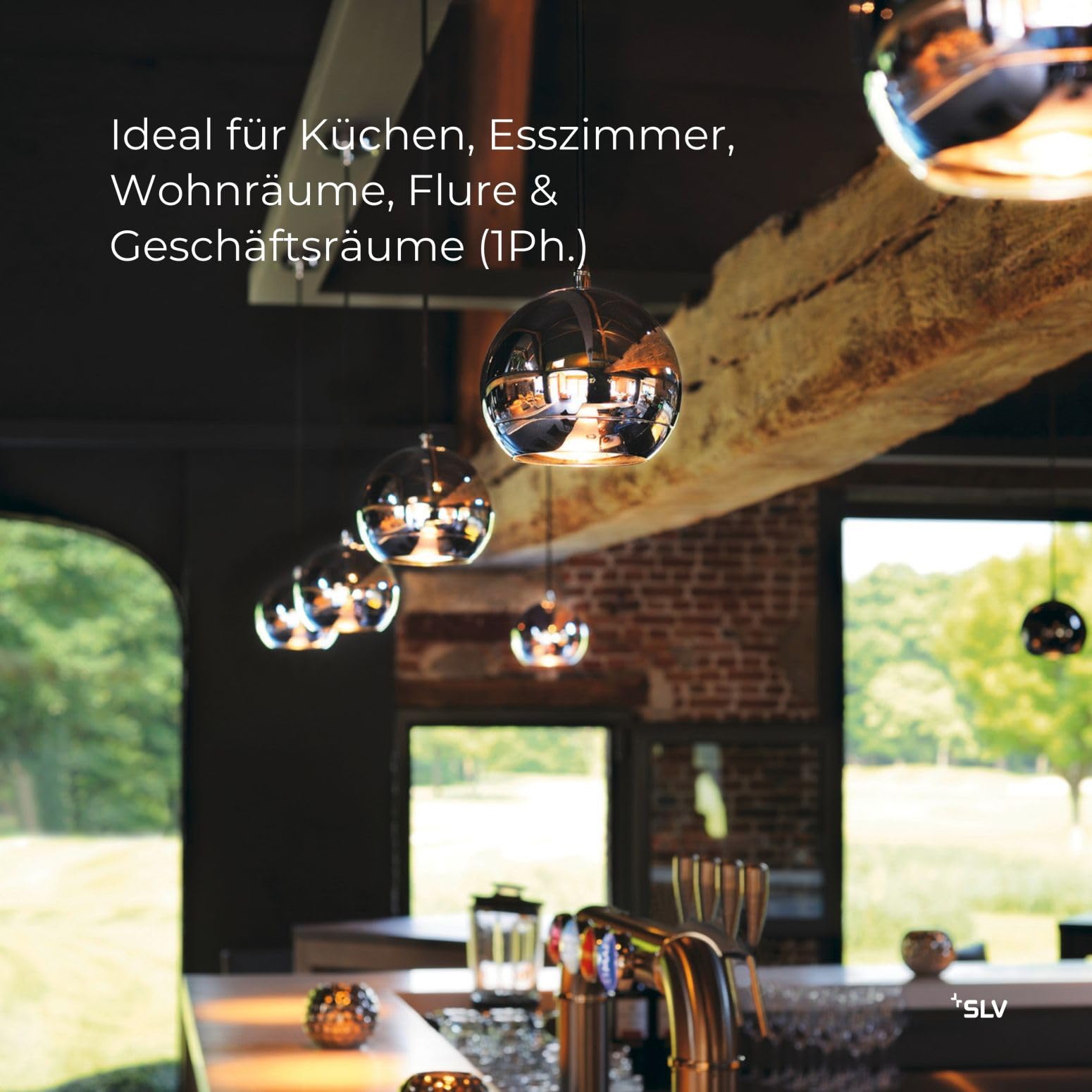 SLV LIGHT EYE 150 1Ph PD QPAR111 schwarz