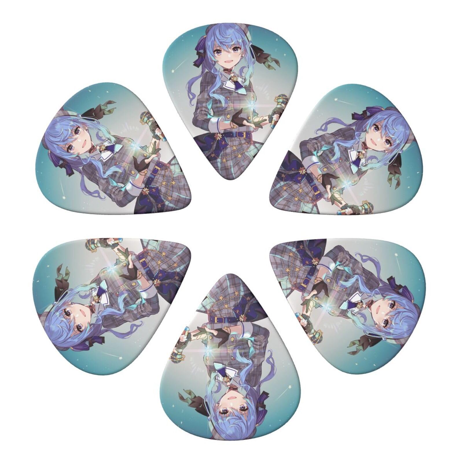 Amazon.co.jp: ギターピック ギターぴっく 6枚セット VTuber 星街すい