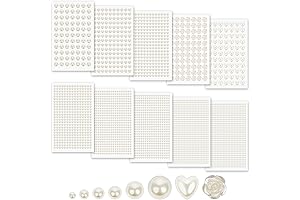 3701Pcs Gorgeous Pearl Stickers for Exquisite Crafts
