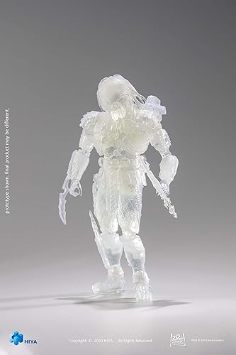 Miniatura 2 de Hiya Toys Alien vs. Predator: Invisible Celtic Predator Figura de acción a escala 1:18, multicolor