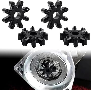 4PCS Flexible Steering Coupler 563152K000FFF, Steering Coupling Set | Durable Rubber Column Repair Kit Compatible with Hyundai Sonata Elantra Santa Fe, Kia Soul Optima Forte Flexible Joint
