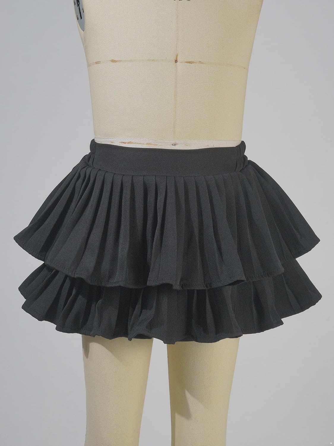 Kaerm Kids Girls Tiered Pleated Skorts 2-Layer Ruffle Built-in Shorts Skirts for Sports Tennis Golf Badminton Activewear