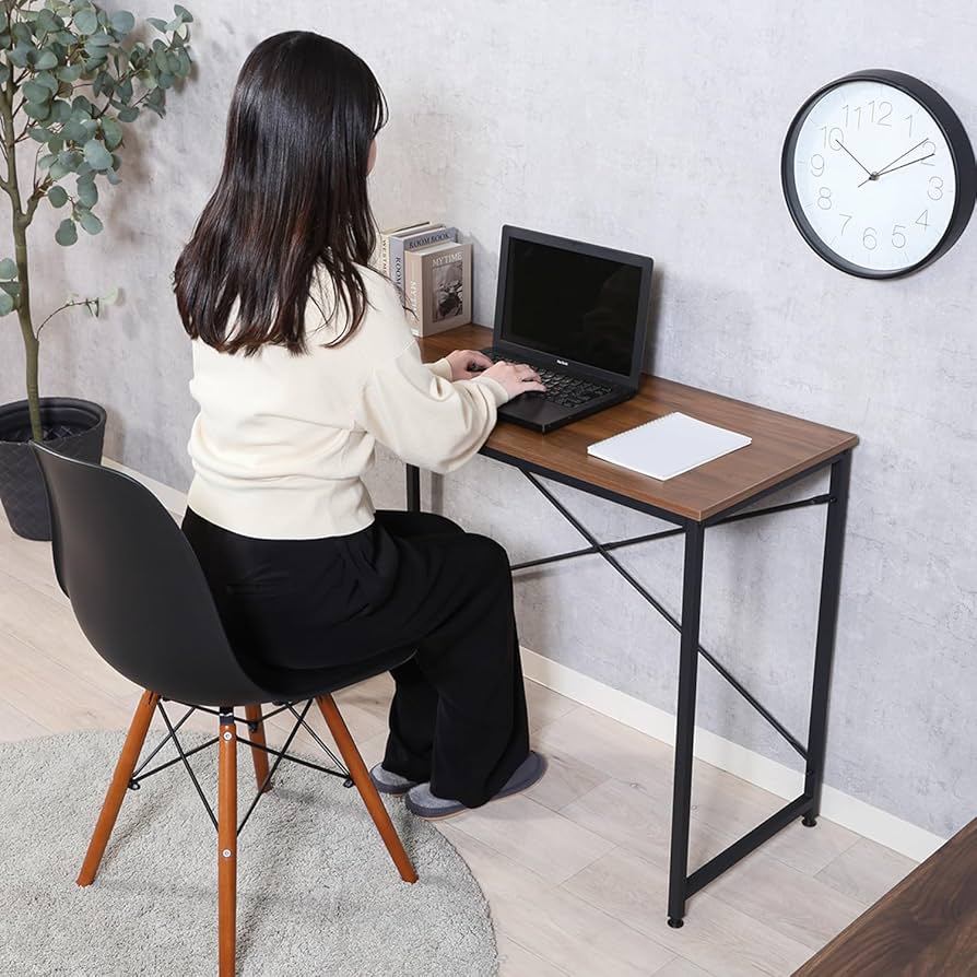 Amazon.co.jp: 不二貿易 シンプルパソコンデスク 組立簡単