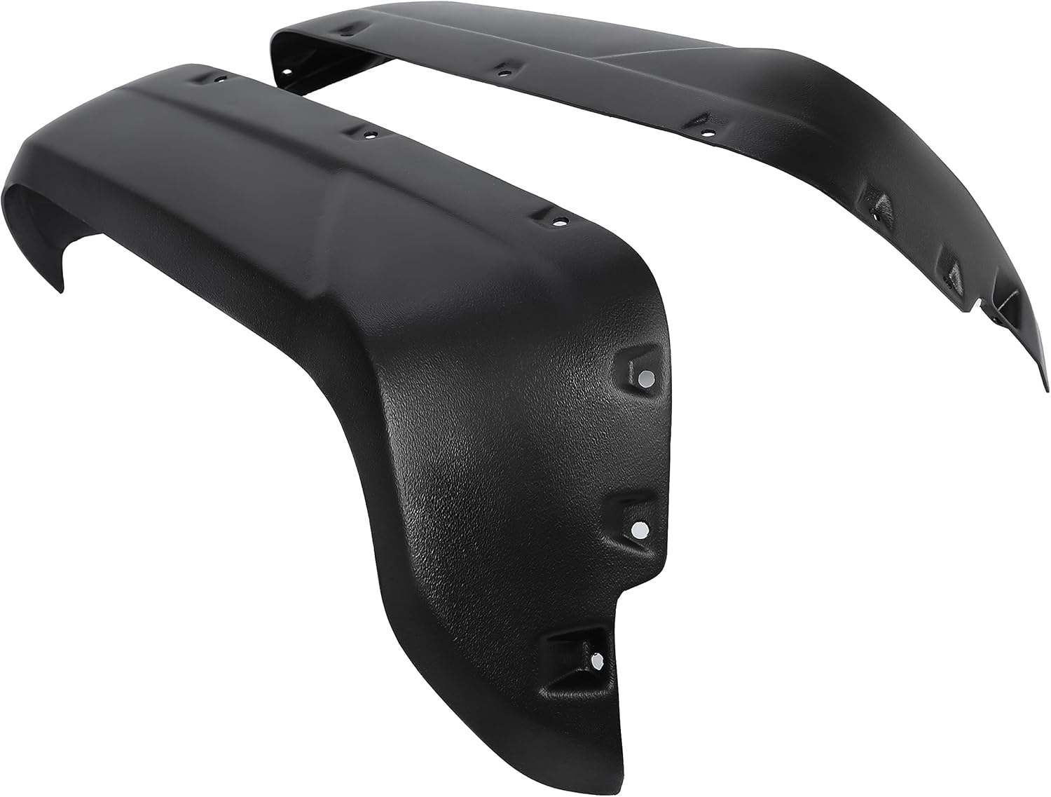 HECASA Fender Flares Compatible with 2014-2023 Yamaha Viking VI Extended Mud Flap Guard Kit Replacement for 1XDF15E0T000 Plastic Black