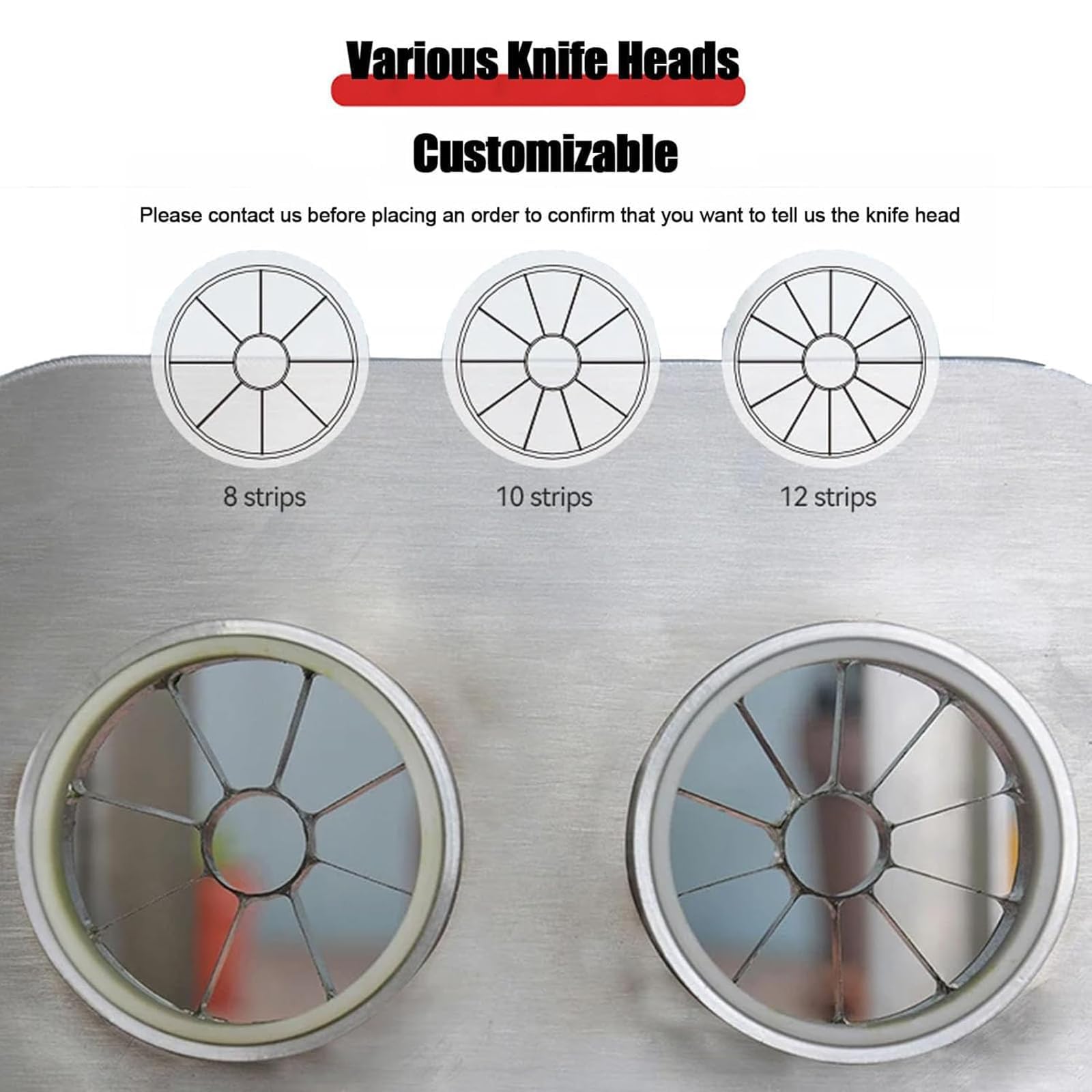 Cortador manual de pepino de acero inoxidable, herramienta de corte de zanahoria con 8 + 10 tiras de cuchillas, corte rápido 10 piezas/minuto para hacer sushi y preparación de ensaladas, esencial para