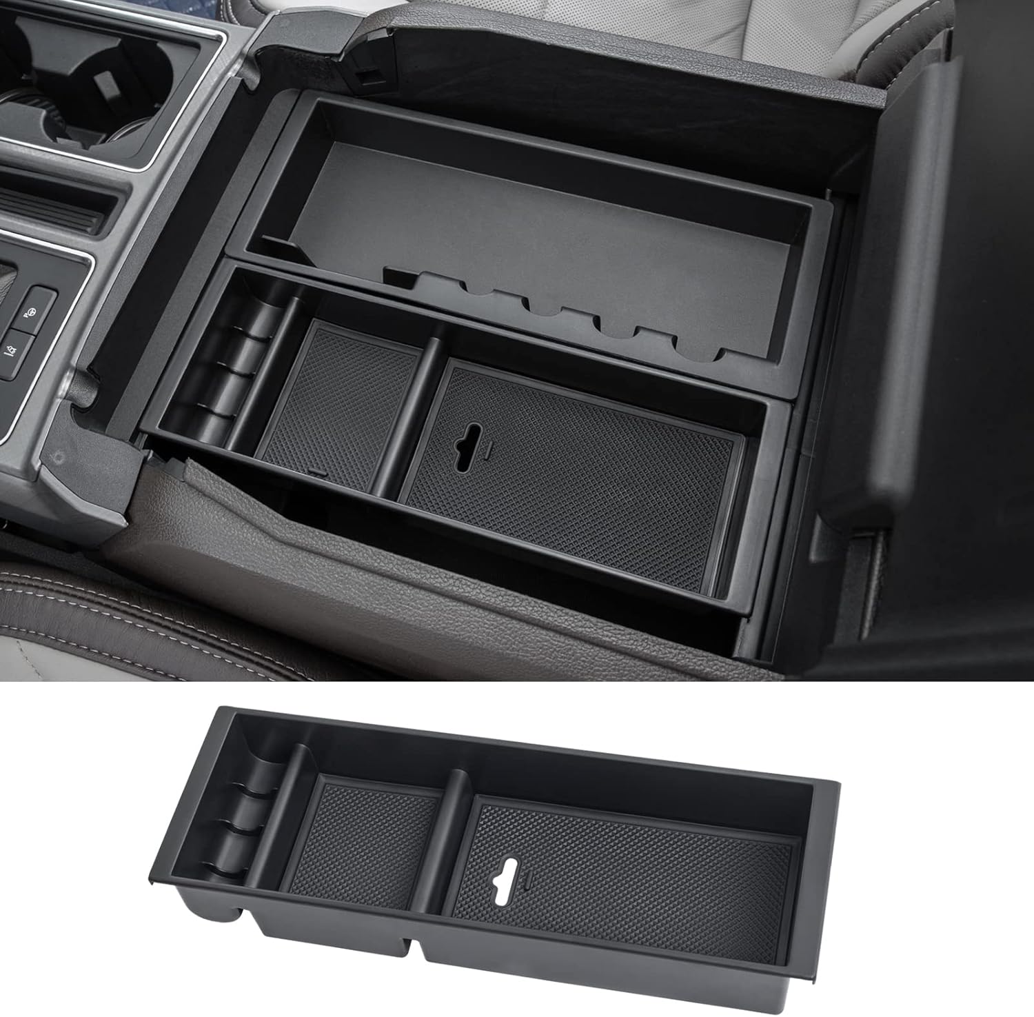 PIMCAR Center Console Organizer Compatible with Ford F150