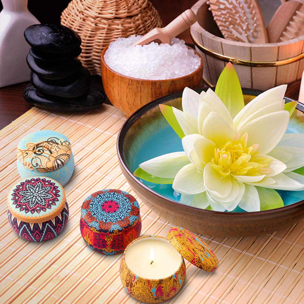 Candele Profumate Alla Soia - 12 Fragranze, Per Aromaterapia E Decorazione - Foto 6