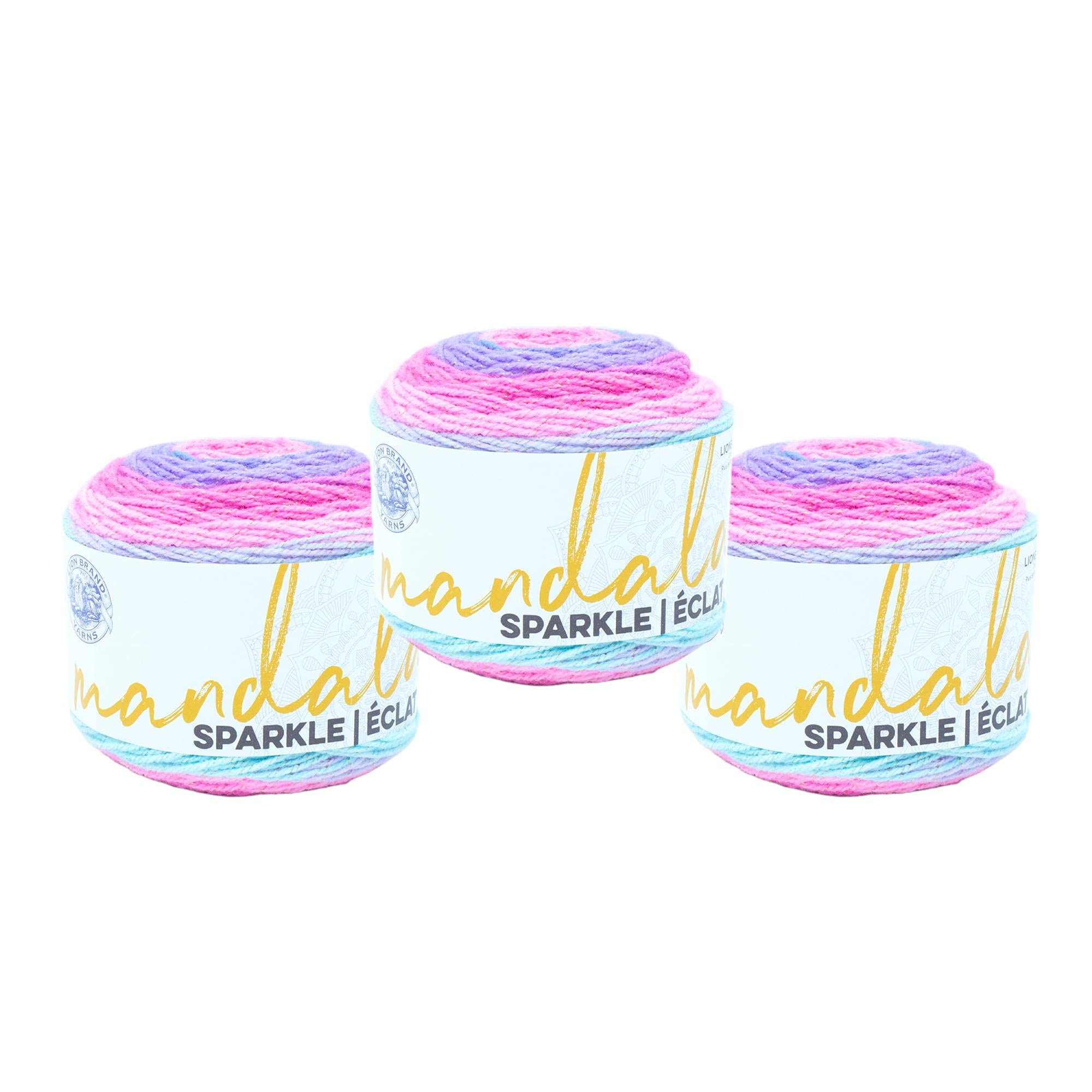 Przędza Lion Brand Yarn Mandala Sparkle, Draco (3 sztuki)