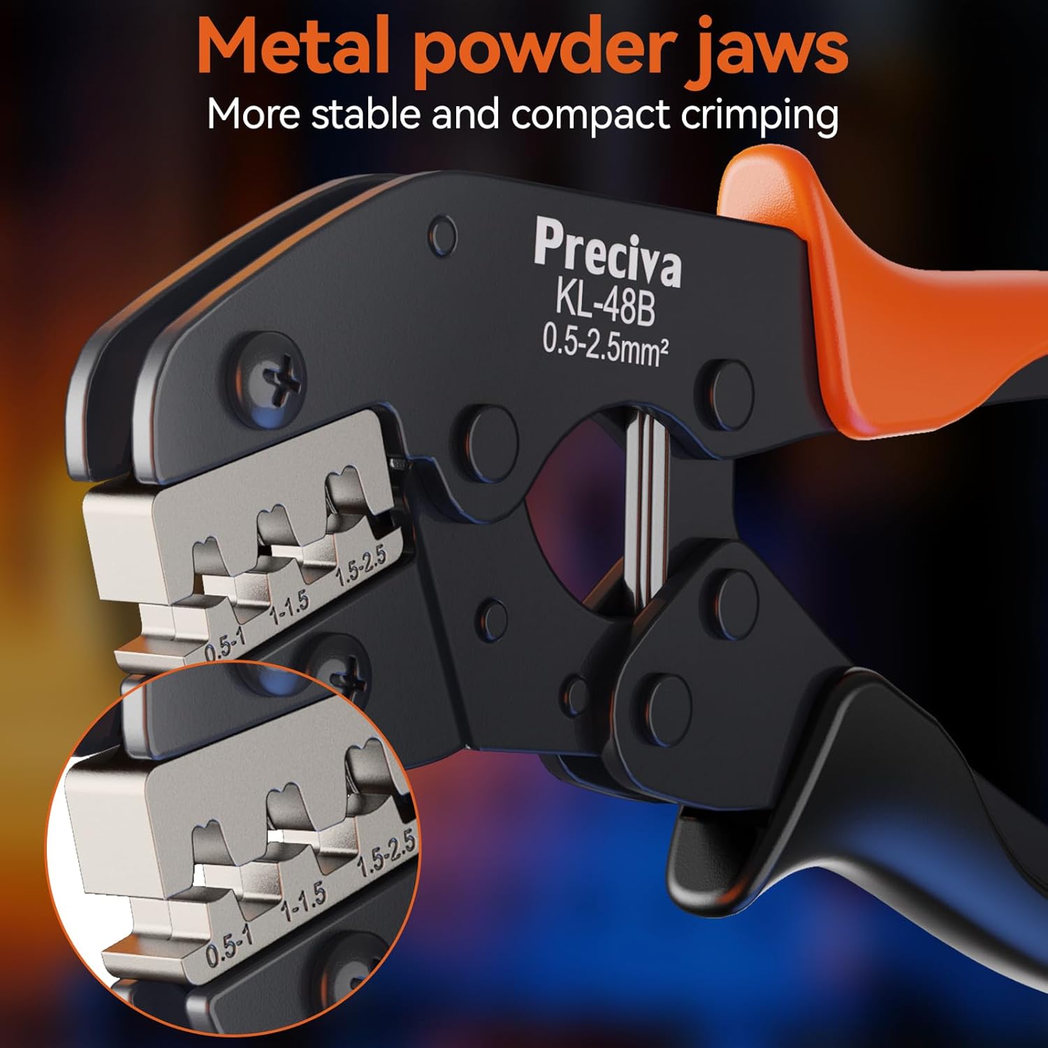 Step 3: Checking the completed crimp for security.