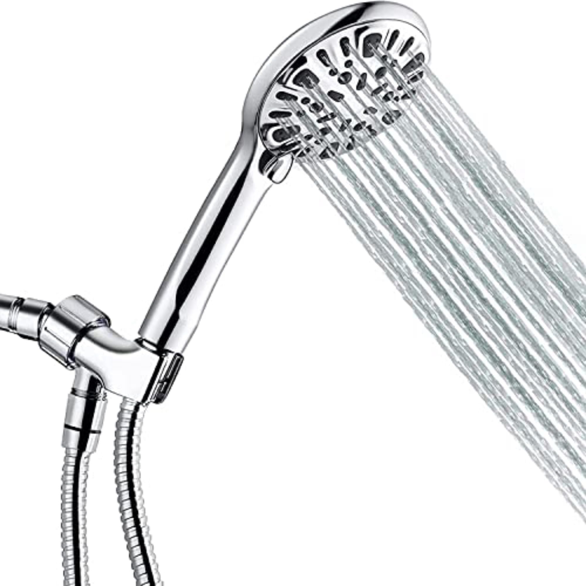 Photo 1 of Vannxx 9 Functions Handheld Shower Head Set, High Pressure Shower Head High Flow Handheld Showerhead Set with 59 Inch Hose, Bracket, Tape, Rubber Washers