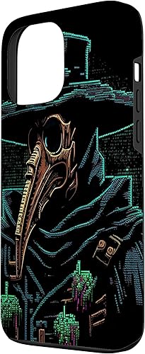 Miniatura 2 de Funda para iPhone 13 Pro Max Pixelated 16 Bit Digitalized Plague Doctor Retro Vintage Pixel Case
