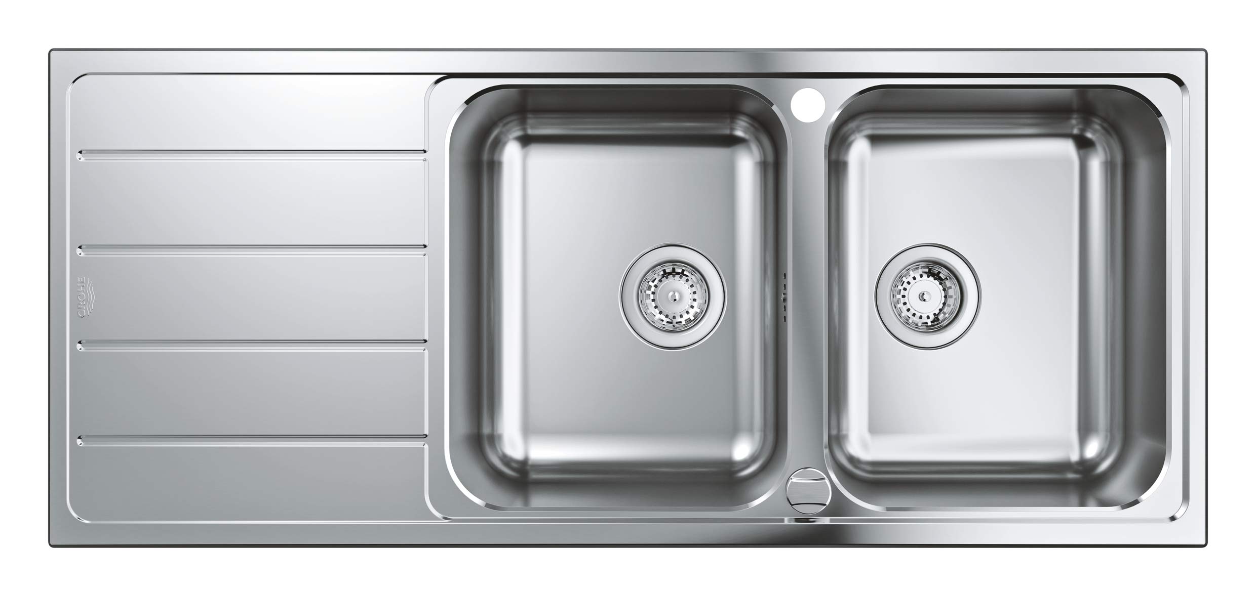 GROHE K500 Lavello in Acciaio Inox con Gocciolatoio