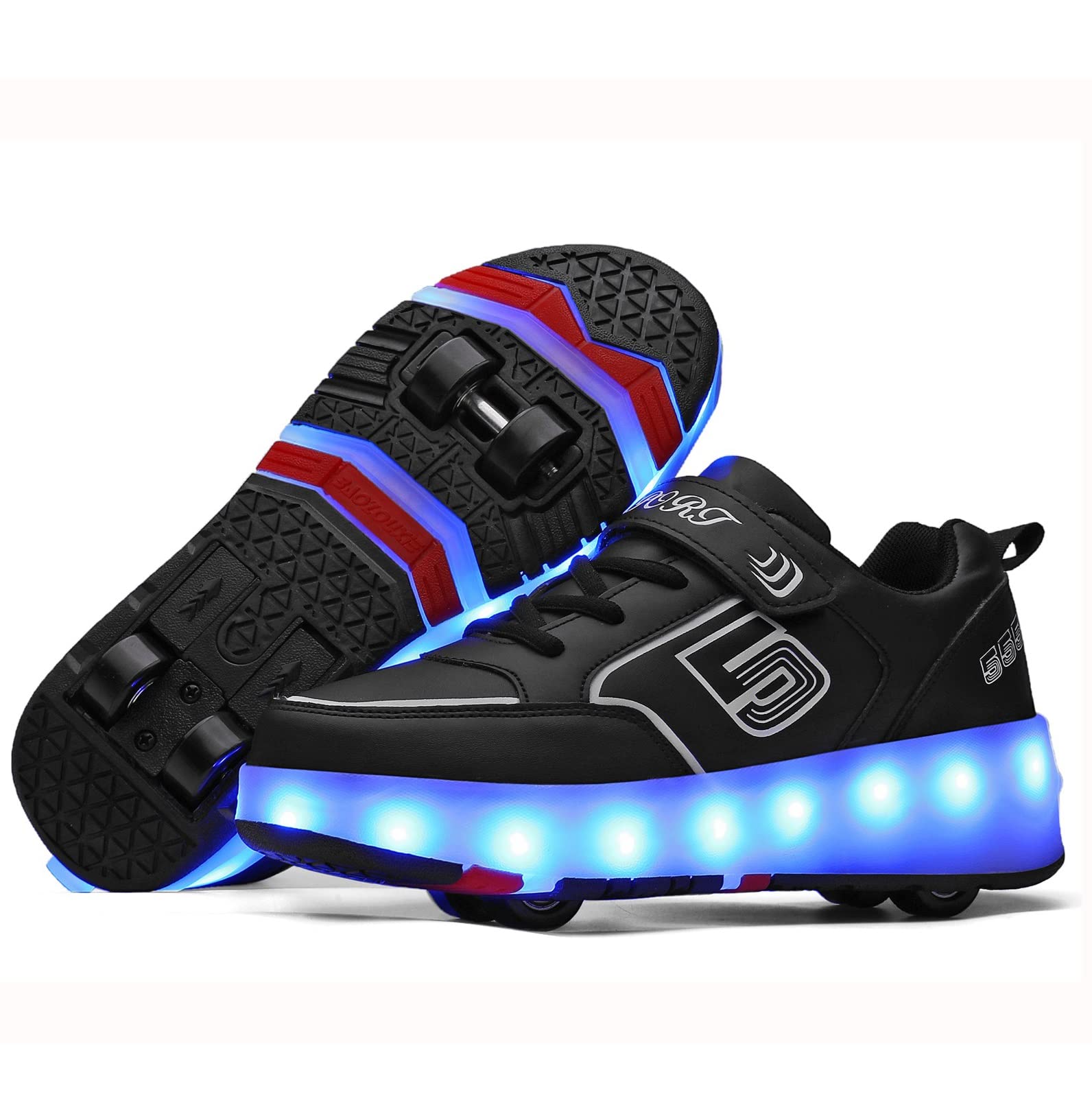 St Jkroller Skate Shoes With Wheels For Boys Girls Desertcart