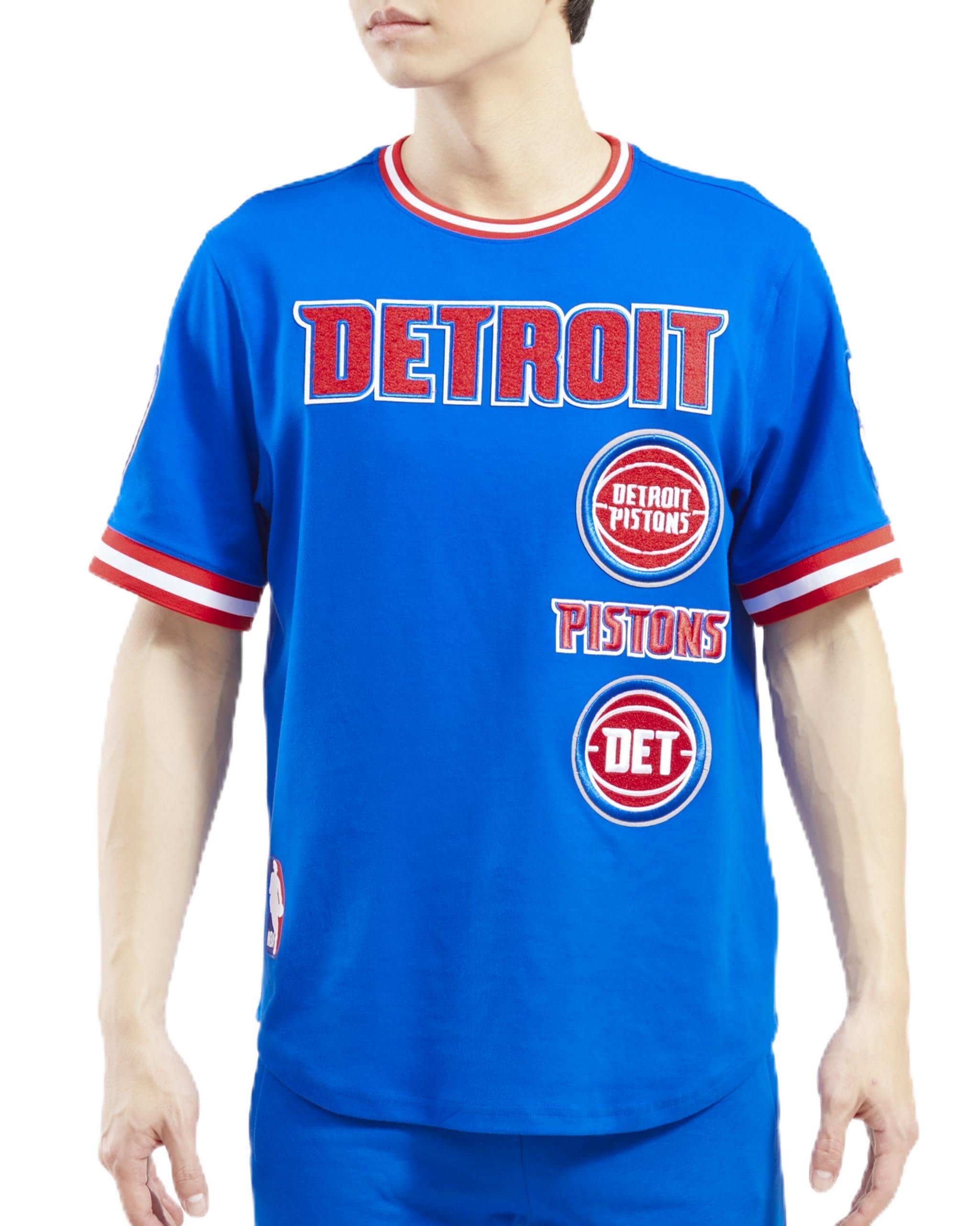 PRO Standard Camicia a Maniche Corte da Uomo NBA Retro Classics Standard Double Knit