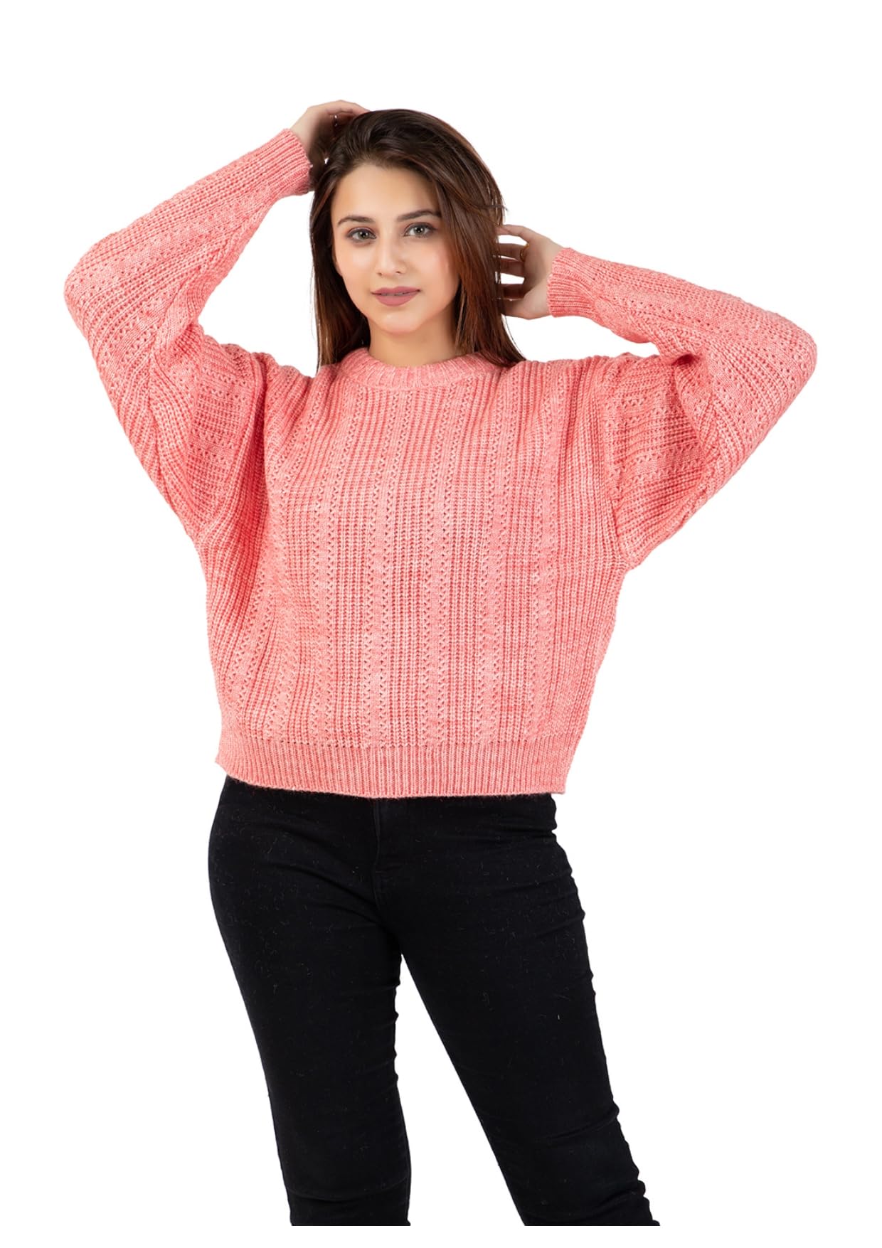 prashar Women’s 100% Wool Pullover Sweater | Full Sleeve Winter Wear | Comfortable & Stylish Knit Sweater for Girls & Ladies-picture-53