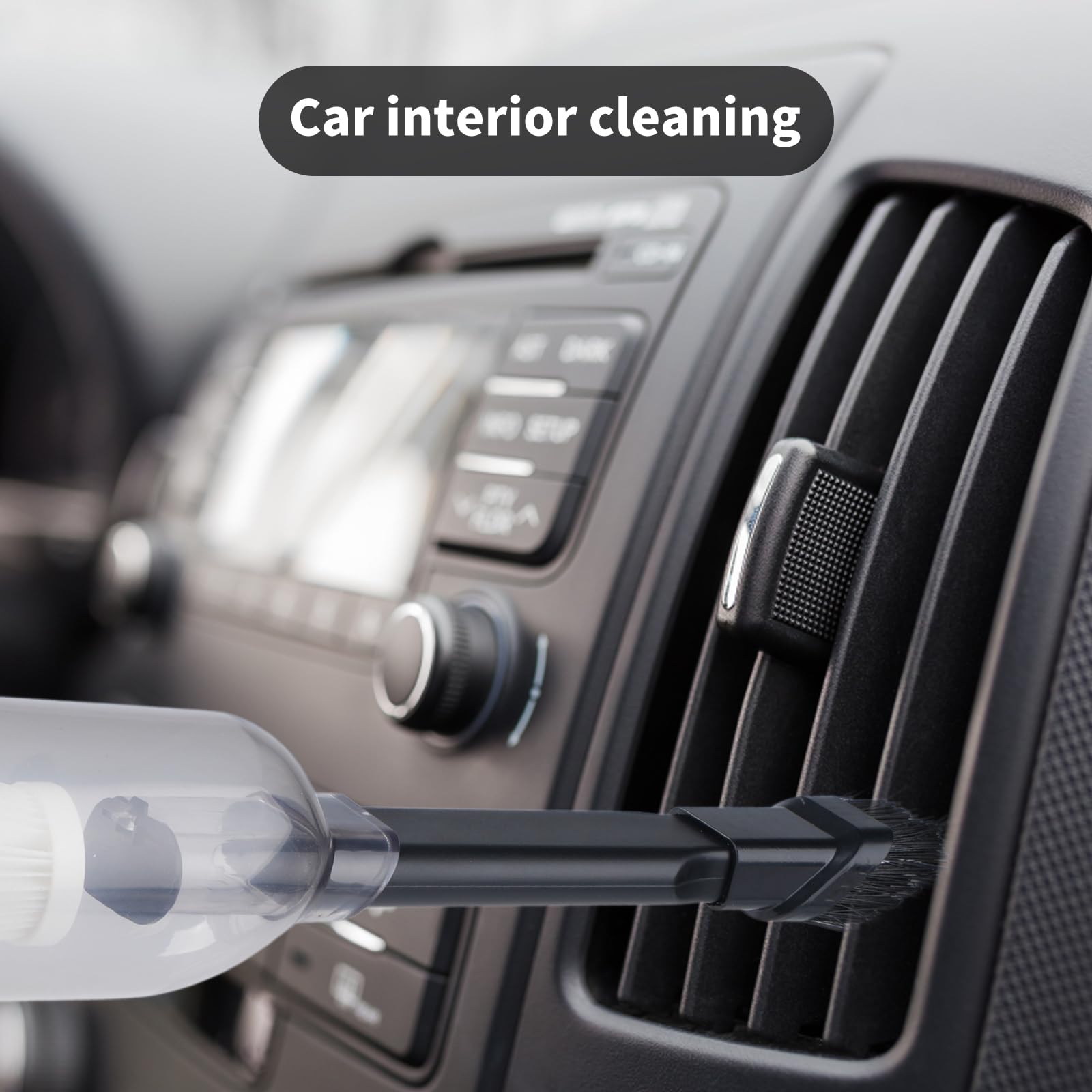 ZPSHYD Cordless Handheld Vacuum Cleaner, 39,000 RPM 6000 Pa Mini Strong Suction Portable Vacuum Cleaner for Car Home Grey