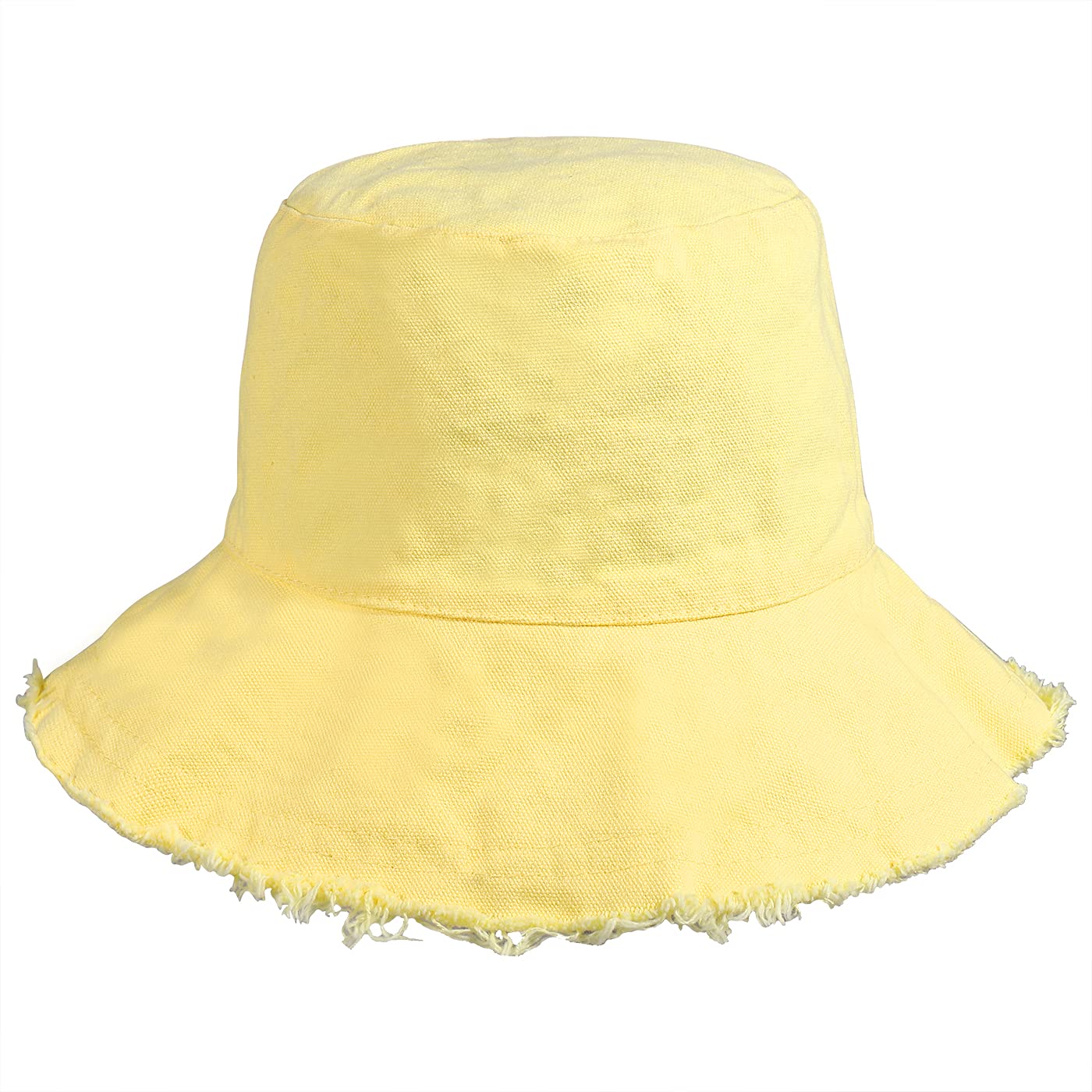 boderier Sun Hats for Women Summer Casual Wide Brim Cotton Bucket Hat Beach Vacation Travel Accessories