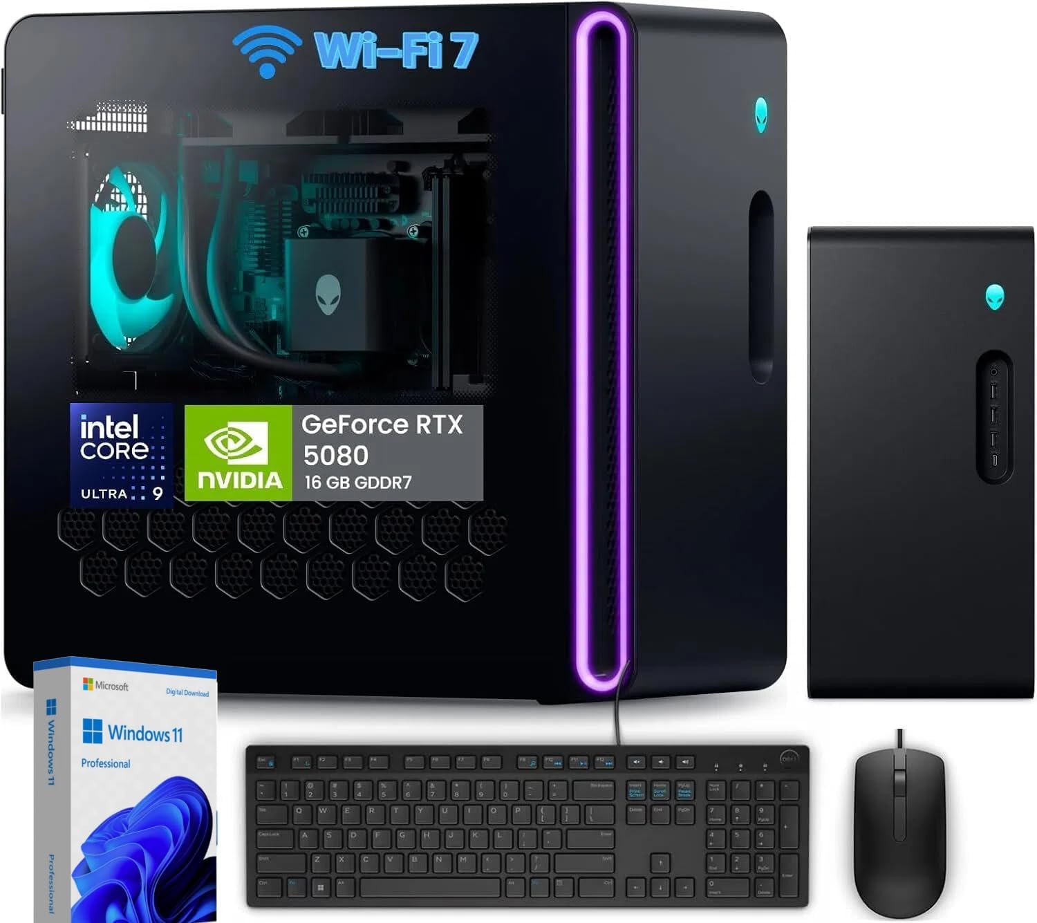 Alienware Aurora R16 Gaming Desktop Computer PC – NVIDIA GeForce RTX 5080(16GB GDDR7) • Intel 24-Core Ultra 9 285K • Wi-Fi 7 • Windows 11 Pro • Next-Level Gaming Support • 64GB DDR5 RAM + 2TB SSD Alienware Aurora R16 Gaming Desktop Computer PC – NVIDIA GeForce RTX 5080(16GB GDDR7) • Intel 24-Core Ultra 9 285K • Wi-Fi 7 • Windows 11 Pro • Next-Level Gaming Support • 64GB DDR5 RAM + 2TB SSD