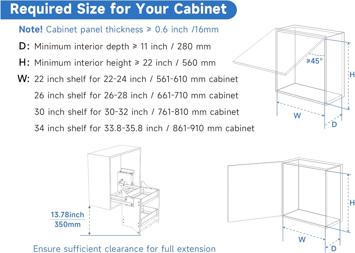 26~28'' Pull Down Shelf for Kitchen Upper Cabinet, Heavy Duty Cabinet Organizer, 2 Tier Kitchen Cabinet Pull Down Shelf Large Storage Space, Grey