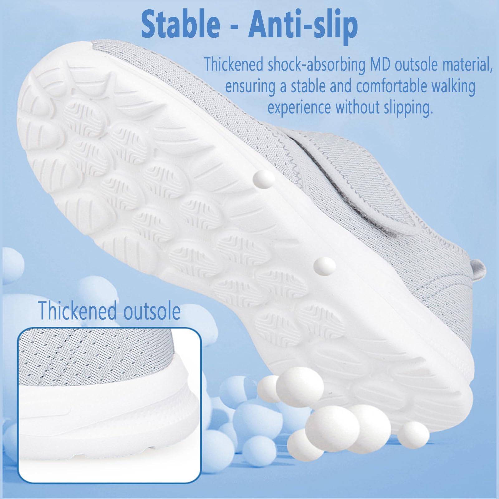 Buty dla cukrzyków, dla mężczyzn i kobiet, oddychające, lekkie buty rekreacyjne, ortopedyczne buty do biegania, hallux valgus, buty do chodzenia w średnim i starszym wieku