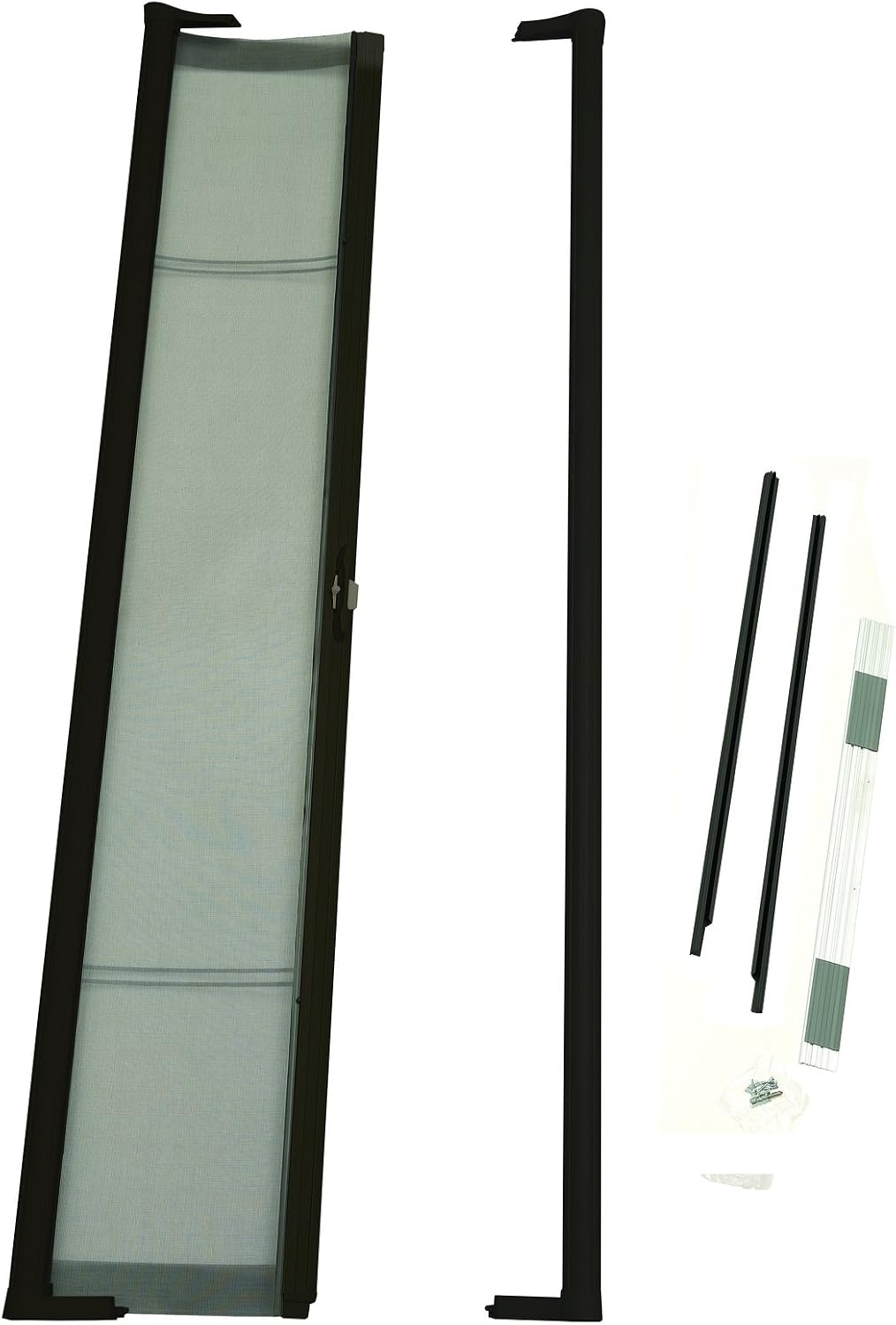 Brisa Retractable Screen Door Finish: Bronze