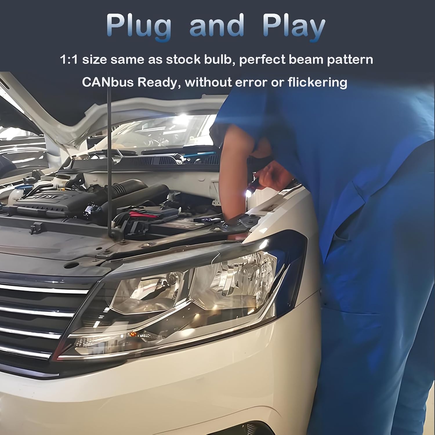 Halogen Bulb for Nissan Pathfinder Headlight 2013 2014 2015 2016, SV S SL Platinum Sport Utility 4 Doors Type, 9005 H11 High Low Beam Lights, 12V 5000K White Headlamp, 4 Pack