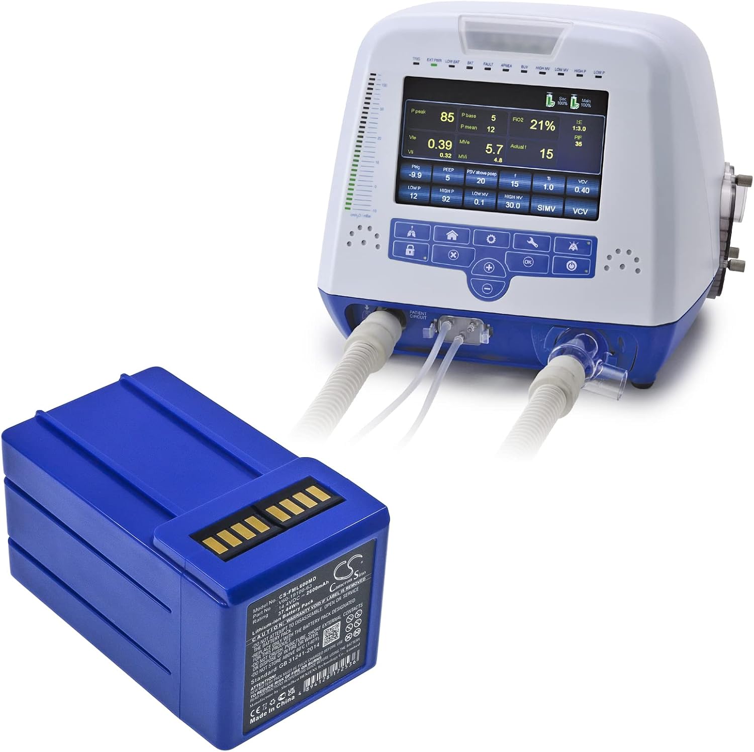 フライトP/N用Gmmhhs交換用バッテリー:V60-19100-63 2600mAh/14.4V