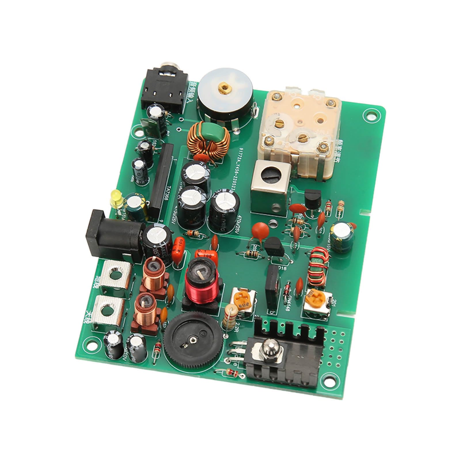Radio Medium Transmitter, DIY Transmitter Kit Adjustable Power 530-1600KHZ 9V2A Radio Medium AM Transmitter for Cell Phone