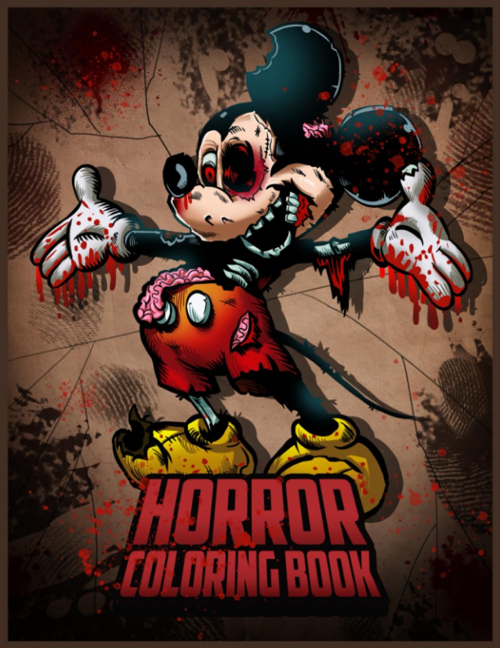 Horror Coloring Book: Coloring Book For Stress Relief and Relaxation
