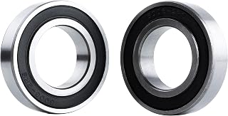 Sturdy 6006-2RS Double Rubber Seal Bearings 30x55x13mm - Pre-Lubricated Single Row Miniature, Deep Groove Ball Bearing - Pack of 2