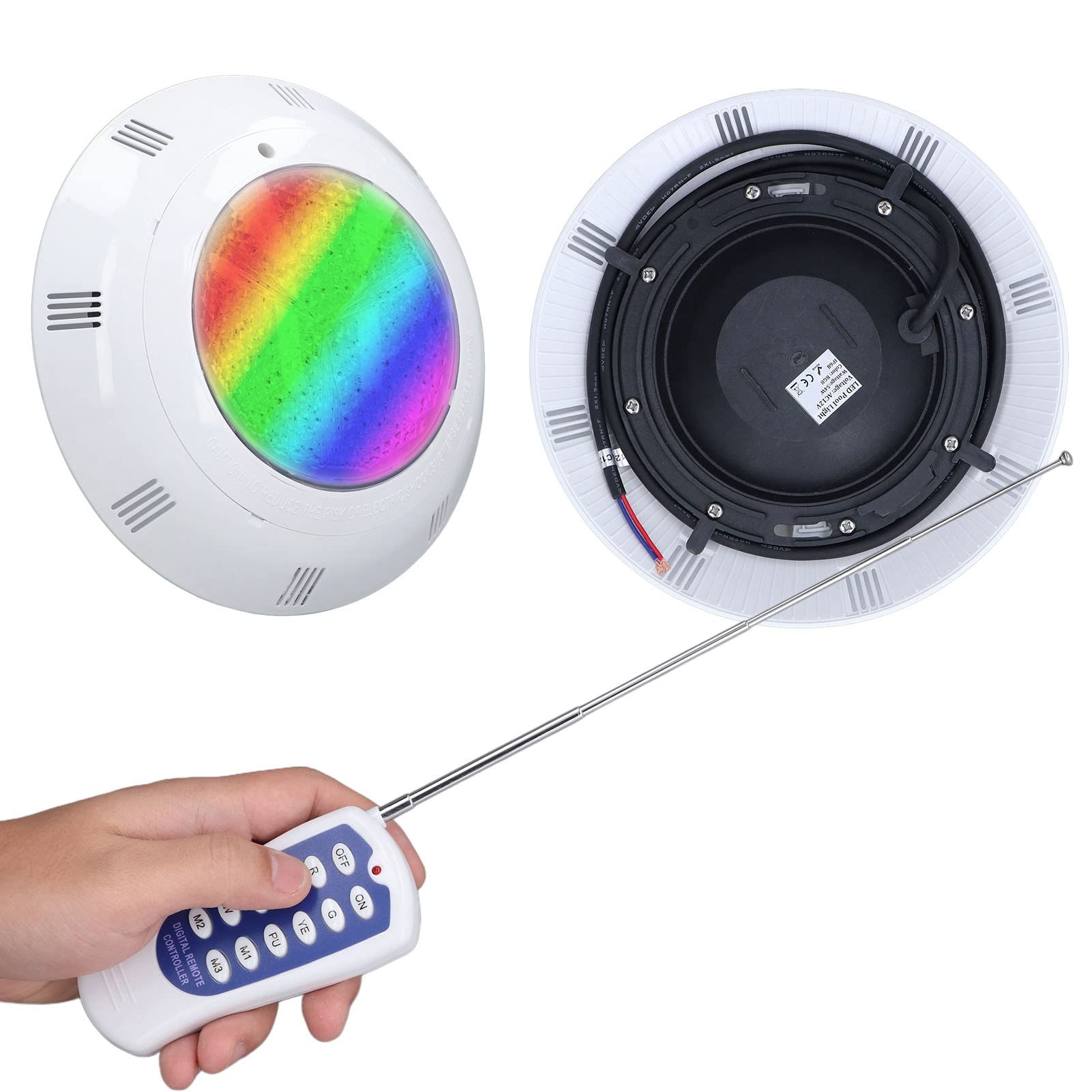 Qcwwy 54W 18Led Basenowa Podwodna Oświetlenie Wodoodporna Podwodna Z